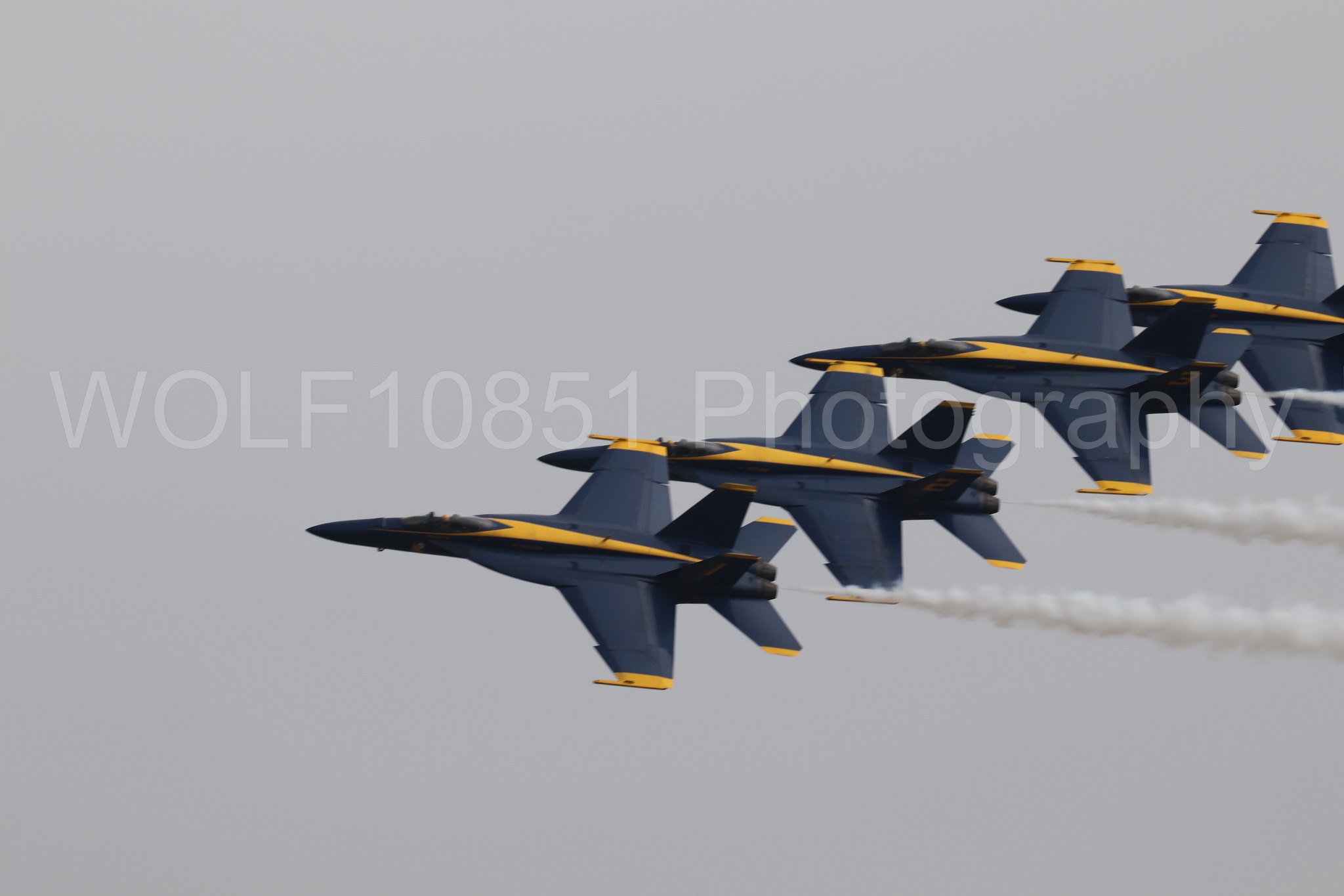 Aviation photography by WOLF10851 featuring FA-18 Super Hornet, Blue Angels, Blue and Gold, California Capital Airshow 2025.