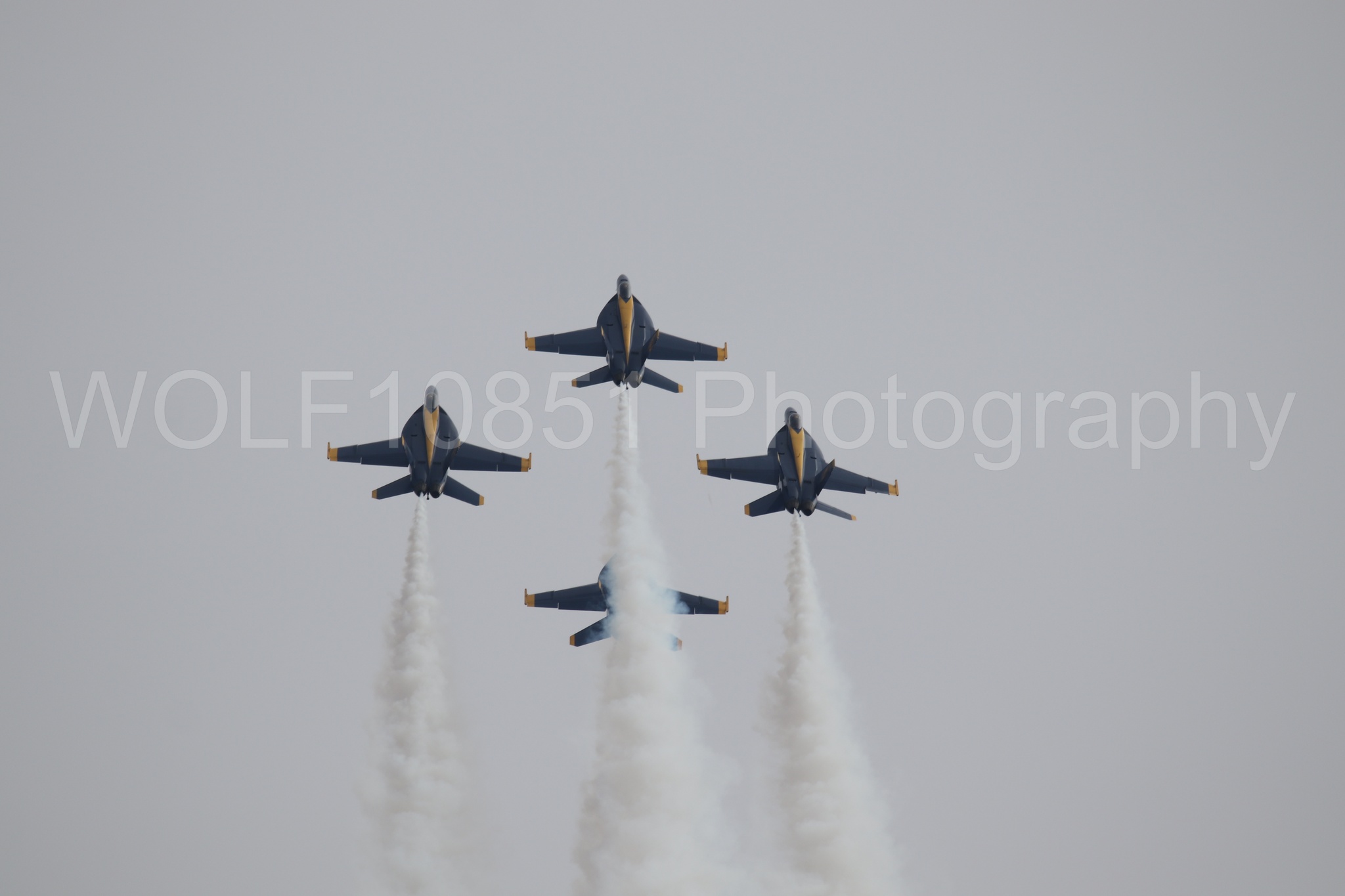 Aviation photography by WOLF10851 featuring FA-18 Super Hornet, Blue Angels, Blue and Gold, California Capital Airshow 2025.