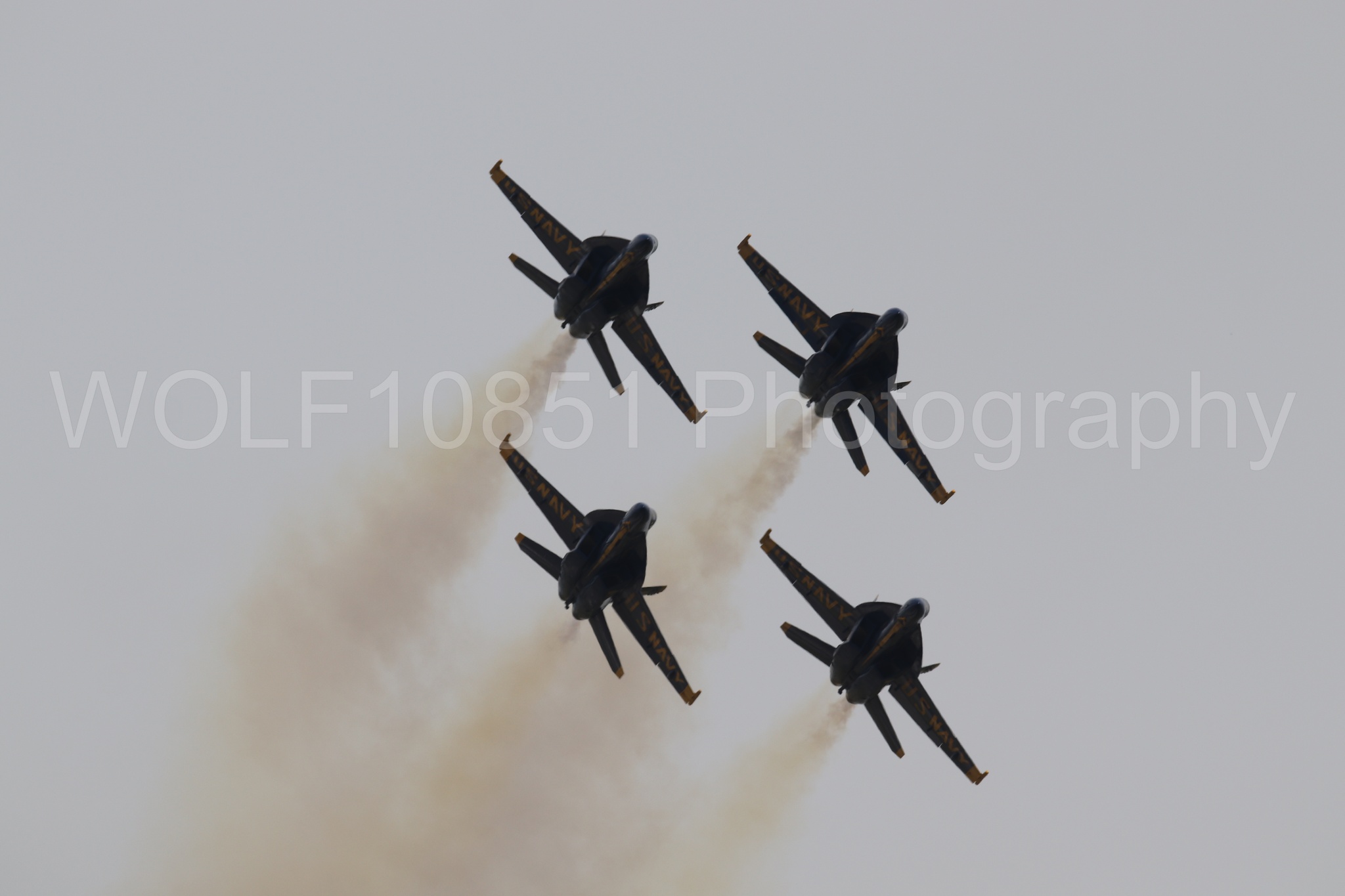 Aviation photography by WOLF10851 featuring FA-18 Super Hornet, Blue Angels, Blue and Gold, California Capital Airshow 2025.