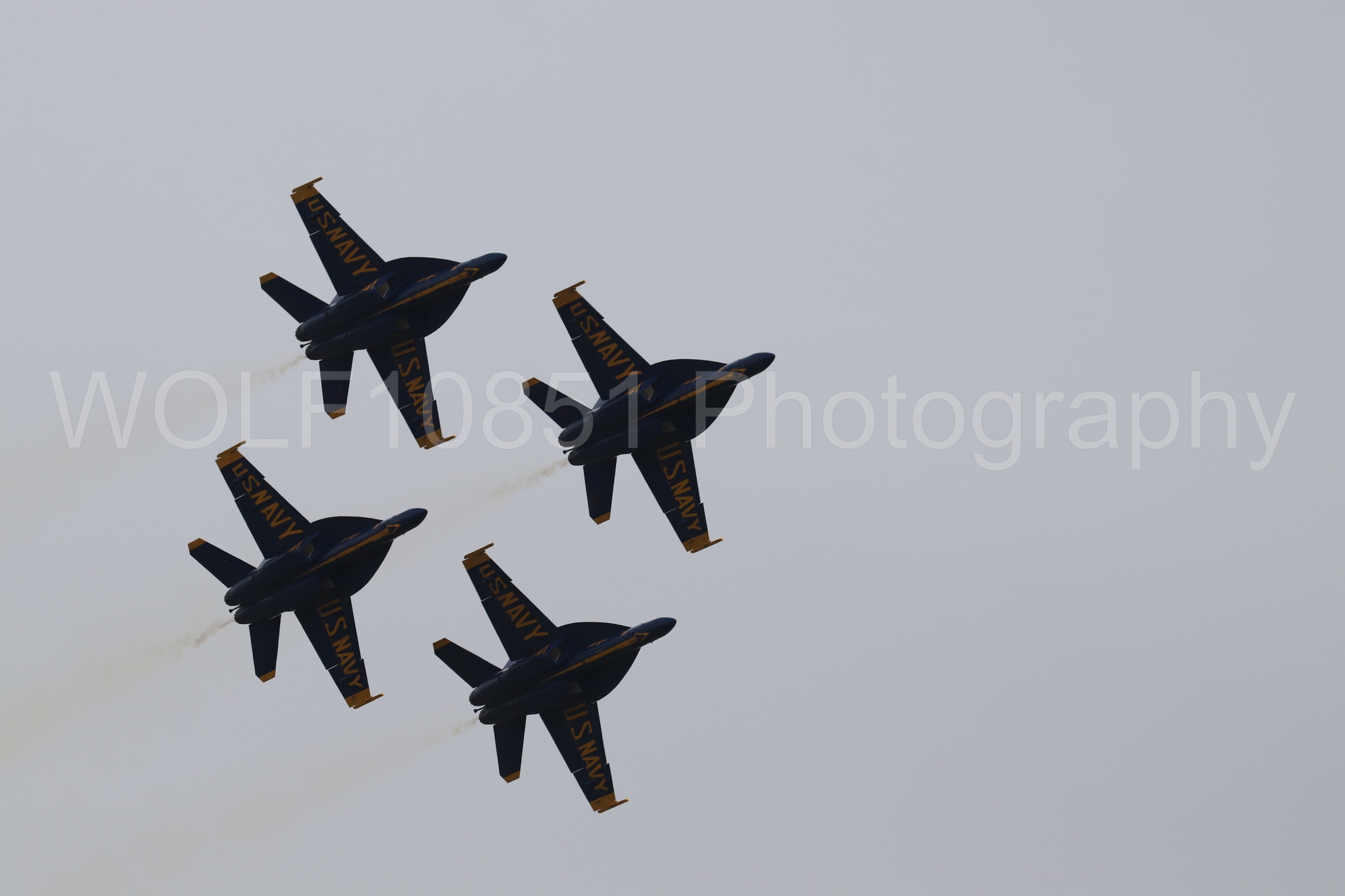 Aviation photography by WOLF10851 featuring FA-18 Super Hornet, Blue Angels, Blue and Gold, California Capital Airshow 2025.