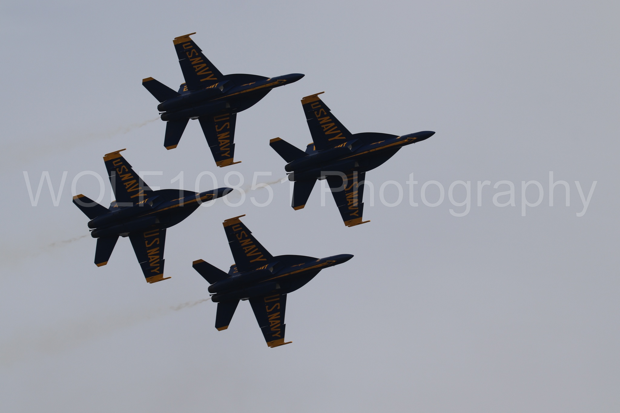 Aviation photography by WOLF10851 featuring FA-18 Super Hornet, Blue Angels, Blue and Gold, California Capital Airshow 2025.