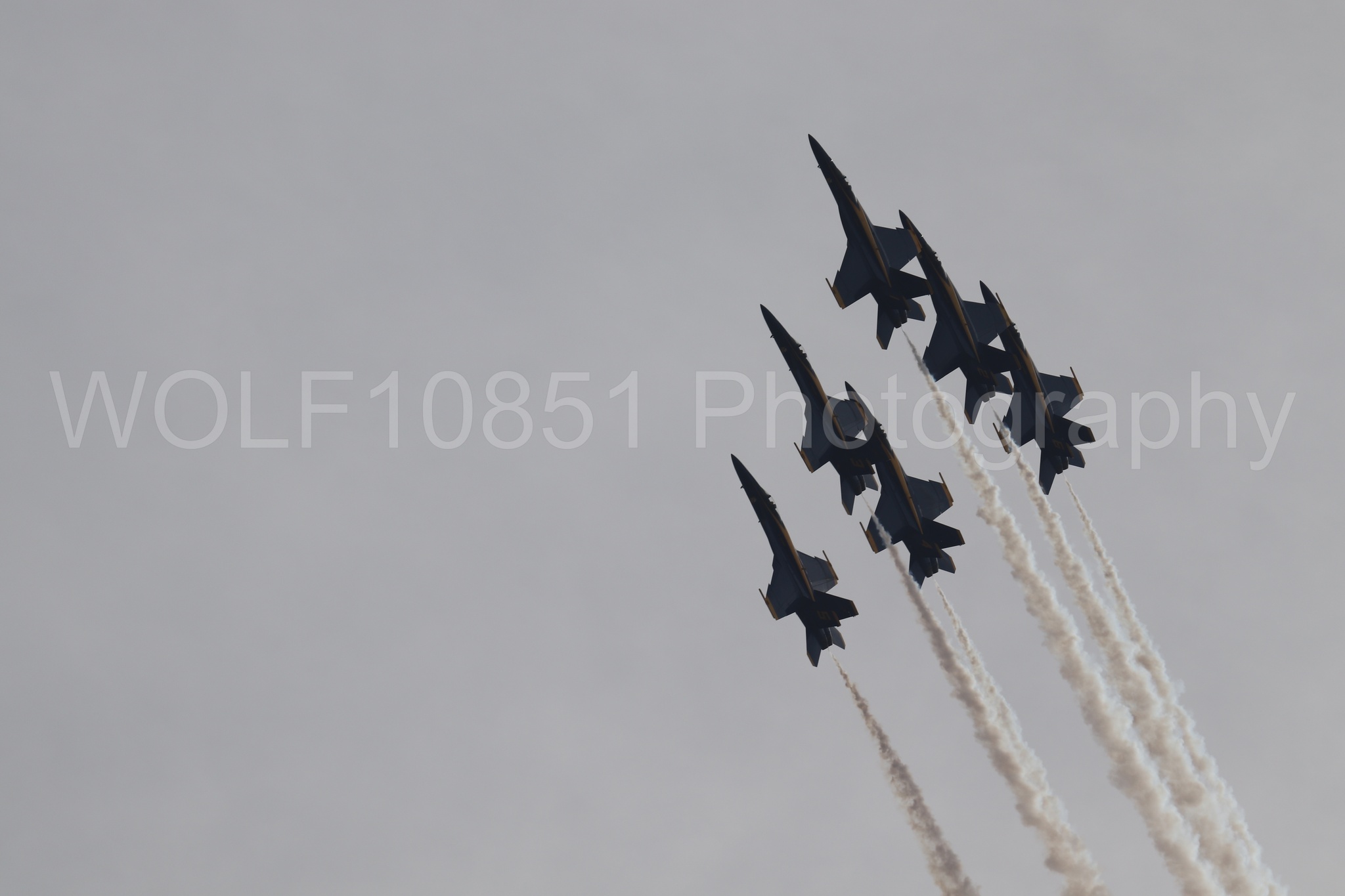 Aviation photography by WOLF10851 featuring FA-18 Super Hornet, Blue Angels, Blue and Gold, California Capital Airshow 2025.