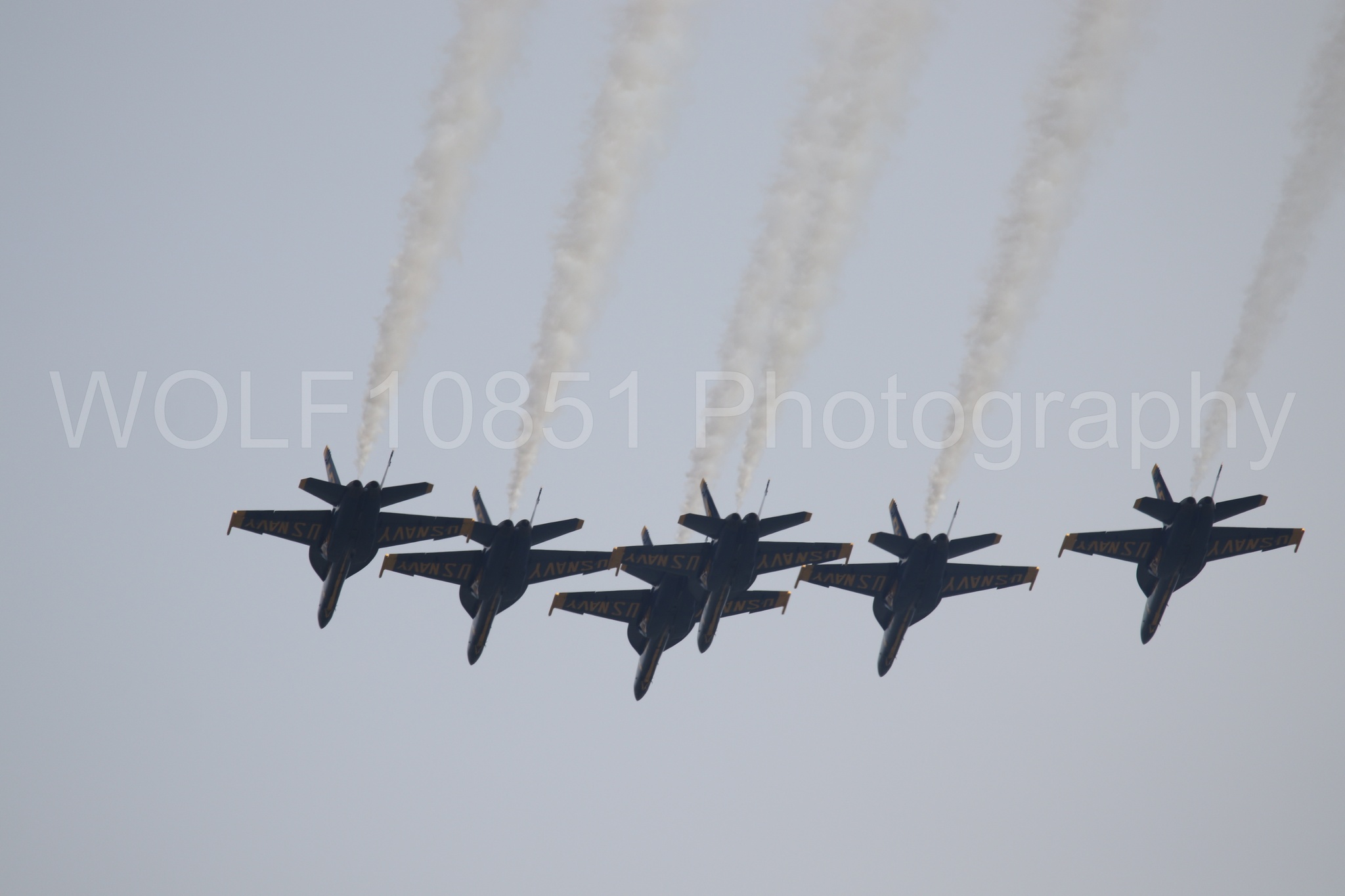 Aviation photography by WOLF10851 featuring FA-18 Super Hornet, Blue Angels, Blue and Gold, California Capital Airshow 2025.