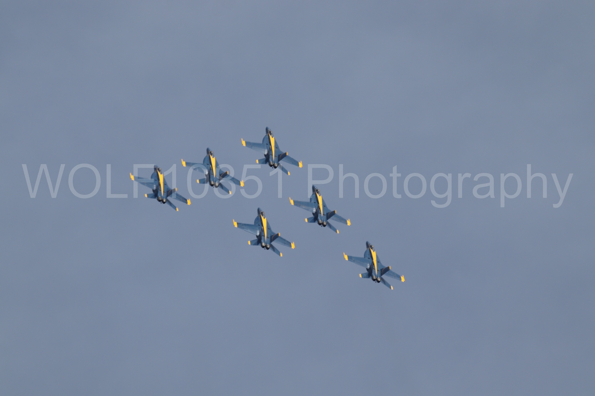 Aviation photography by WOLF10851 featuring FA-18 Super Hornet, Blue Angels, Blue and Gold.