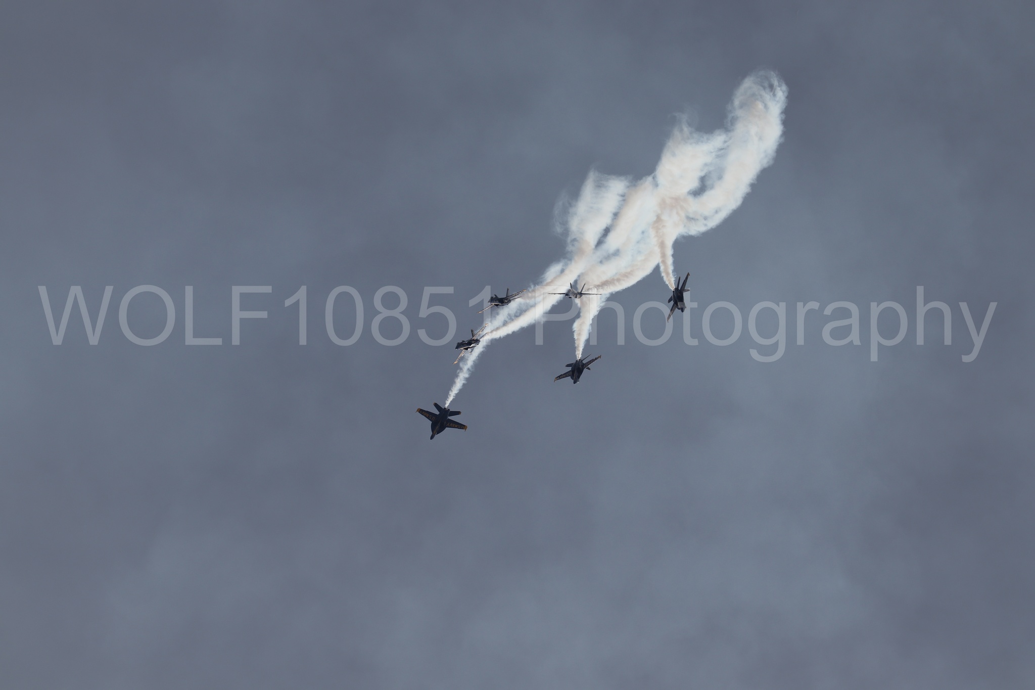 Aviation photography by WOLF10851 featuring FA-18 Super Hornet, Blue Angels, Blue and Gold, California Capital Airshow 2025.