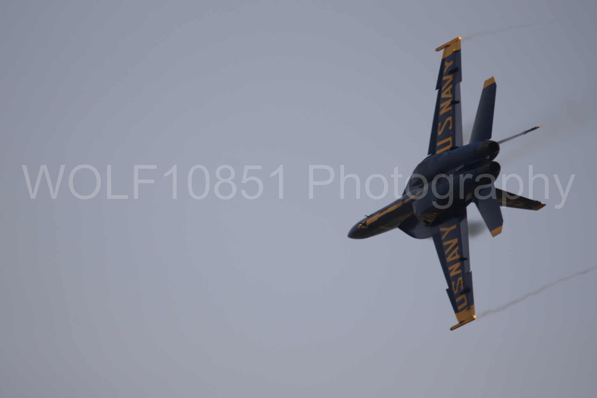 Aviation photography by WOLF10851 featuring FA-18 Super Hornet, Blue Angels, Blue and Gold, California Capital Airshow 2025.