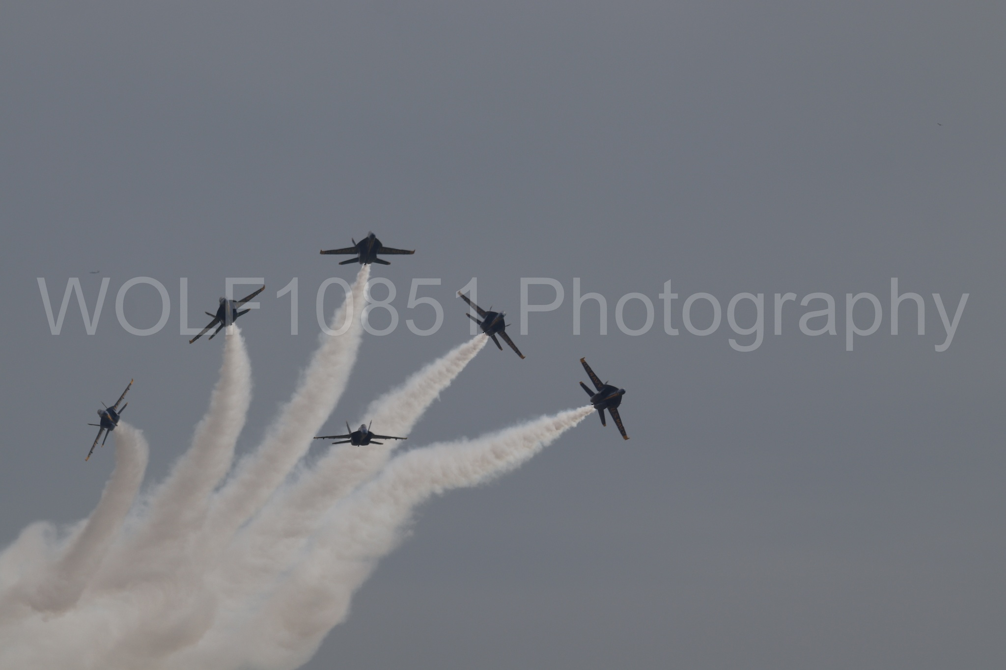 Aviation photography by WOLF10851 featuring FA-18 Super Hornet, Blue Angels, Blue and Gold.