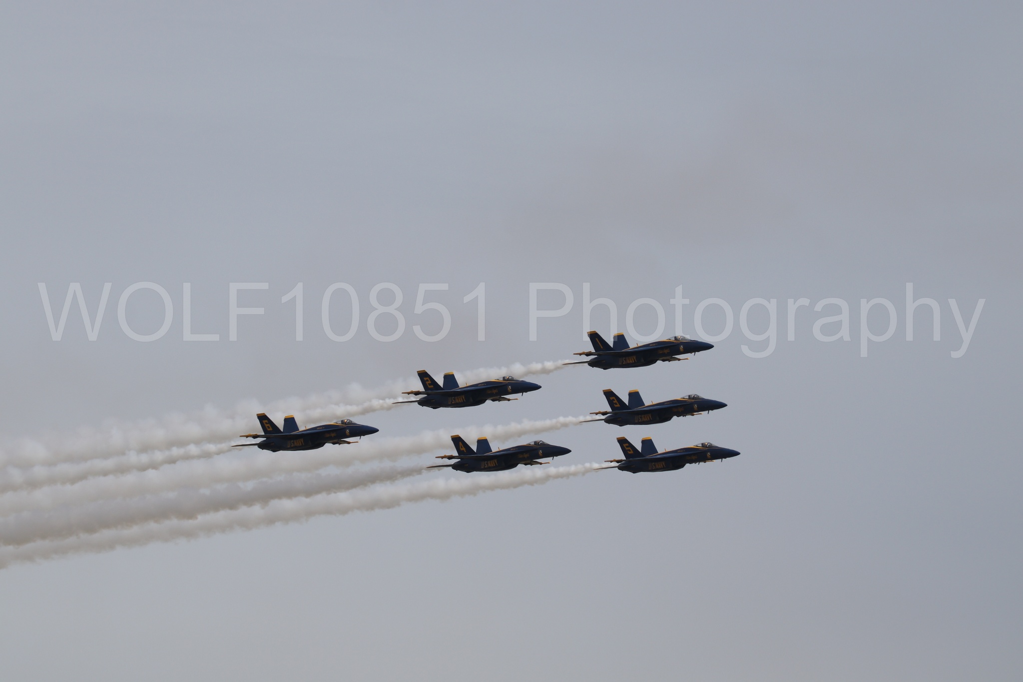 Aviation photography by WOLF10851 featuring FA-18 Super Hornet, Blue Angels, Blue and Gold, California Capital Airshow 2025.