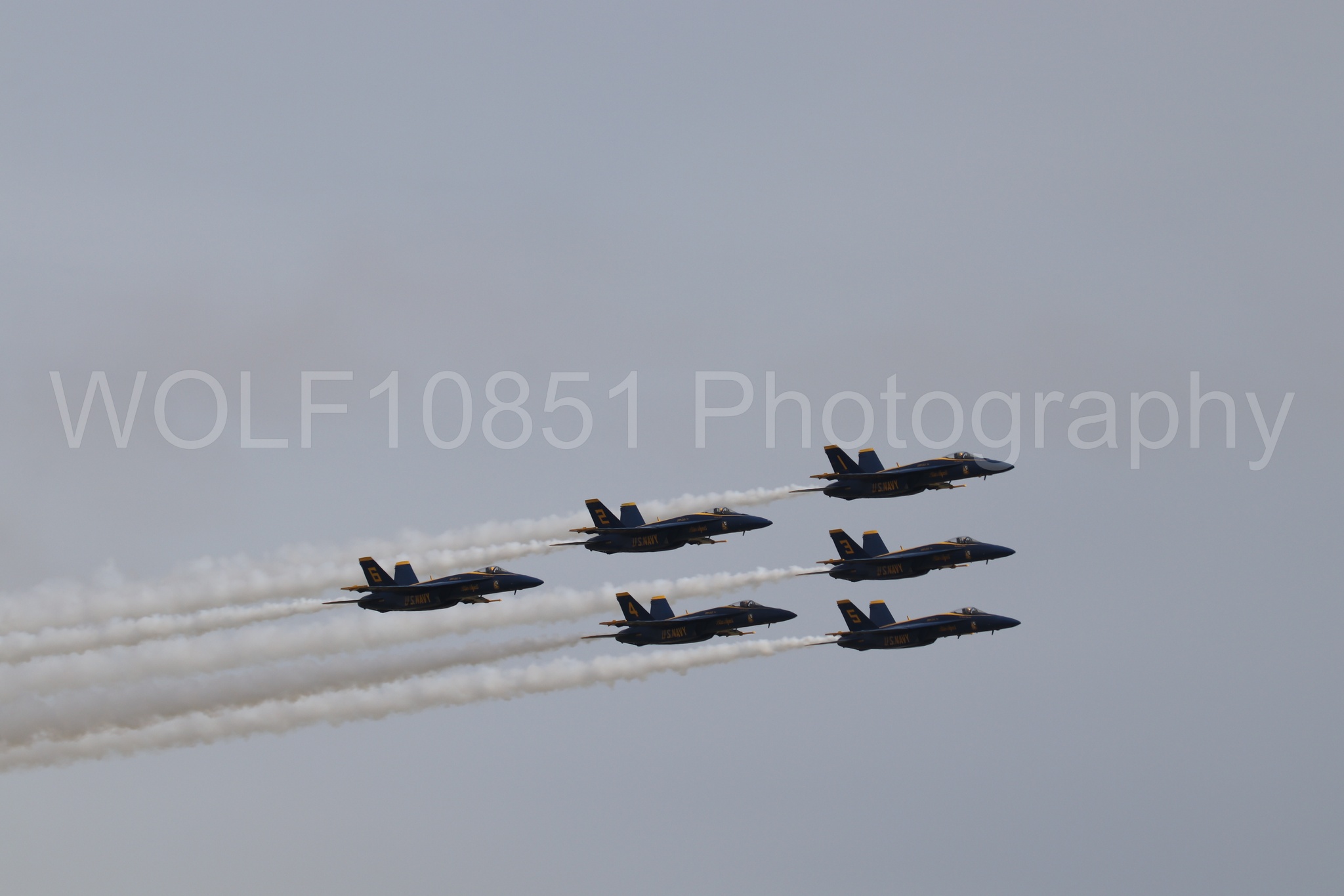 Aviation photography by WOLF10851 featuring FA-18 Super Hornet, Blue Angels, Blue and Gold, California Capital Airshow 2025.