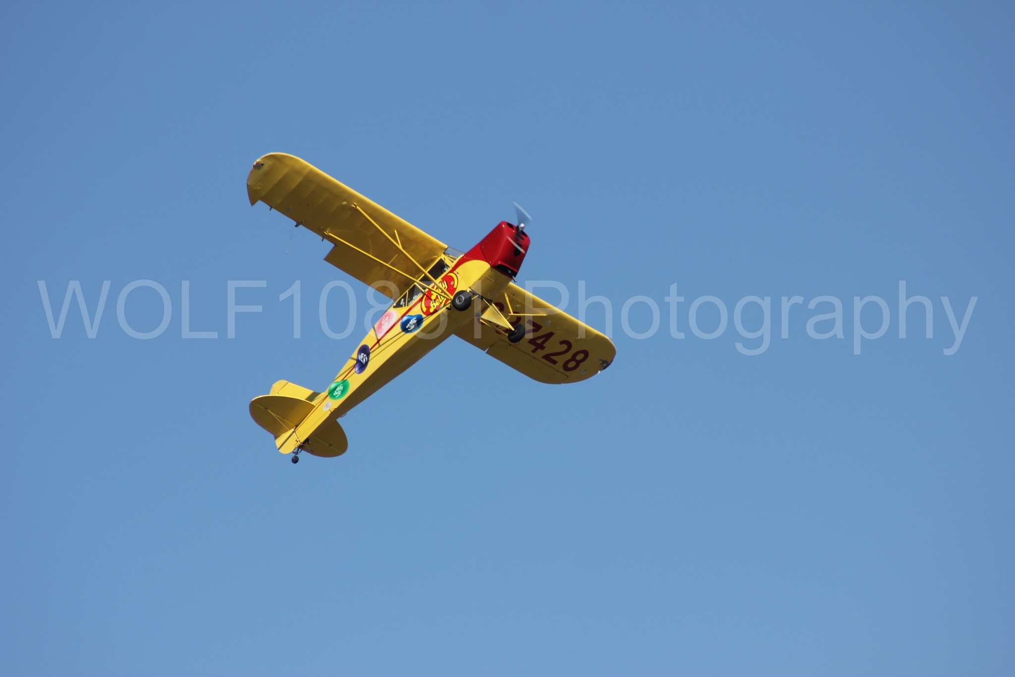 Aviation photography by WOLF10851 featuring Kent Pietsch, Interstate Cadet, Jelly Belly, Reno Air Races 2013.