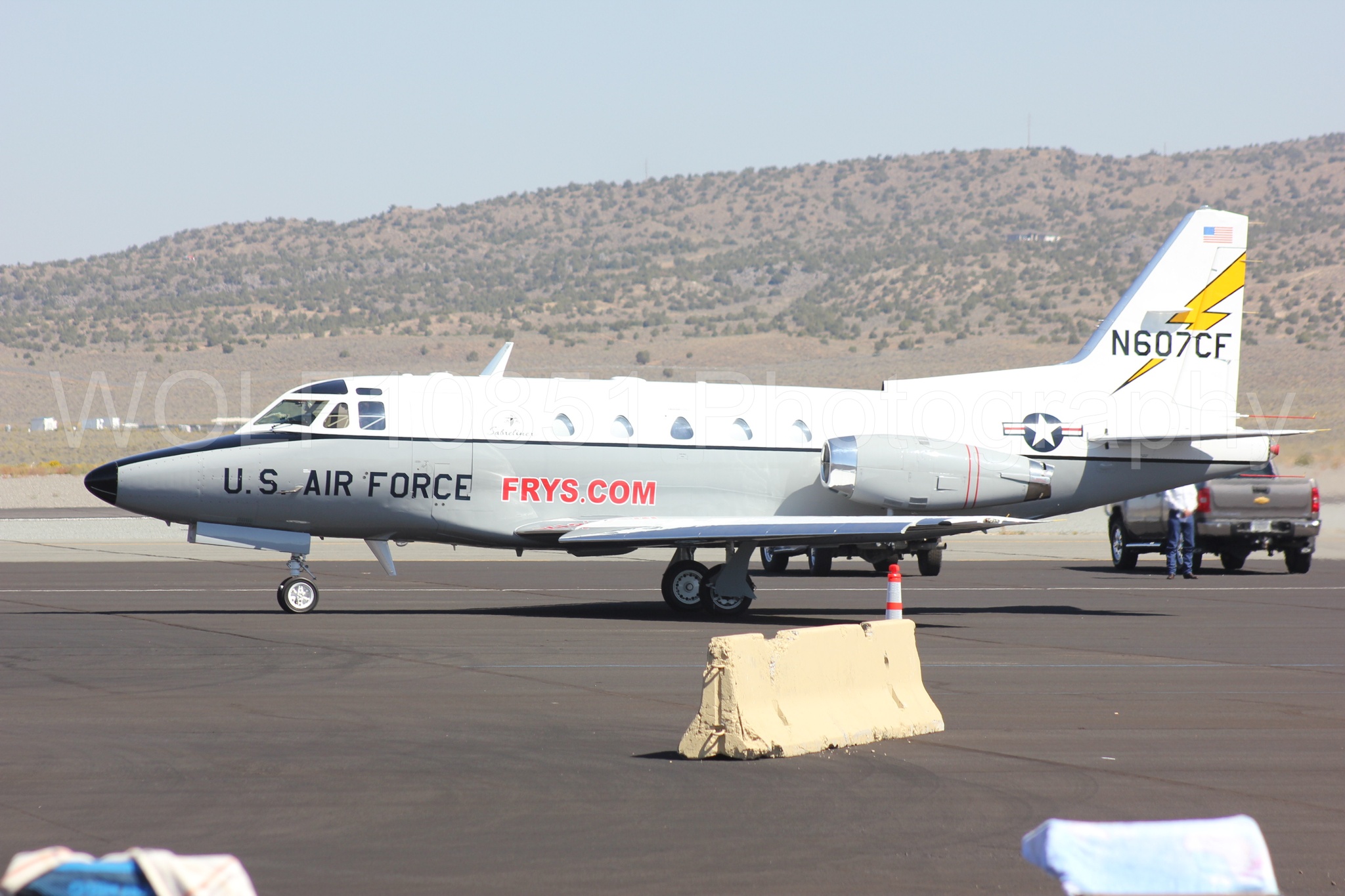 Aviation photography by WOLF10851 featuring Reno Air Races 2013, NA-306 Sabreliner 60.