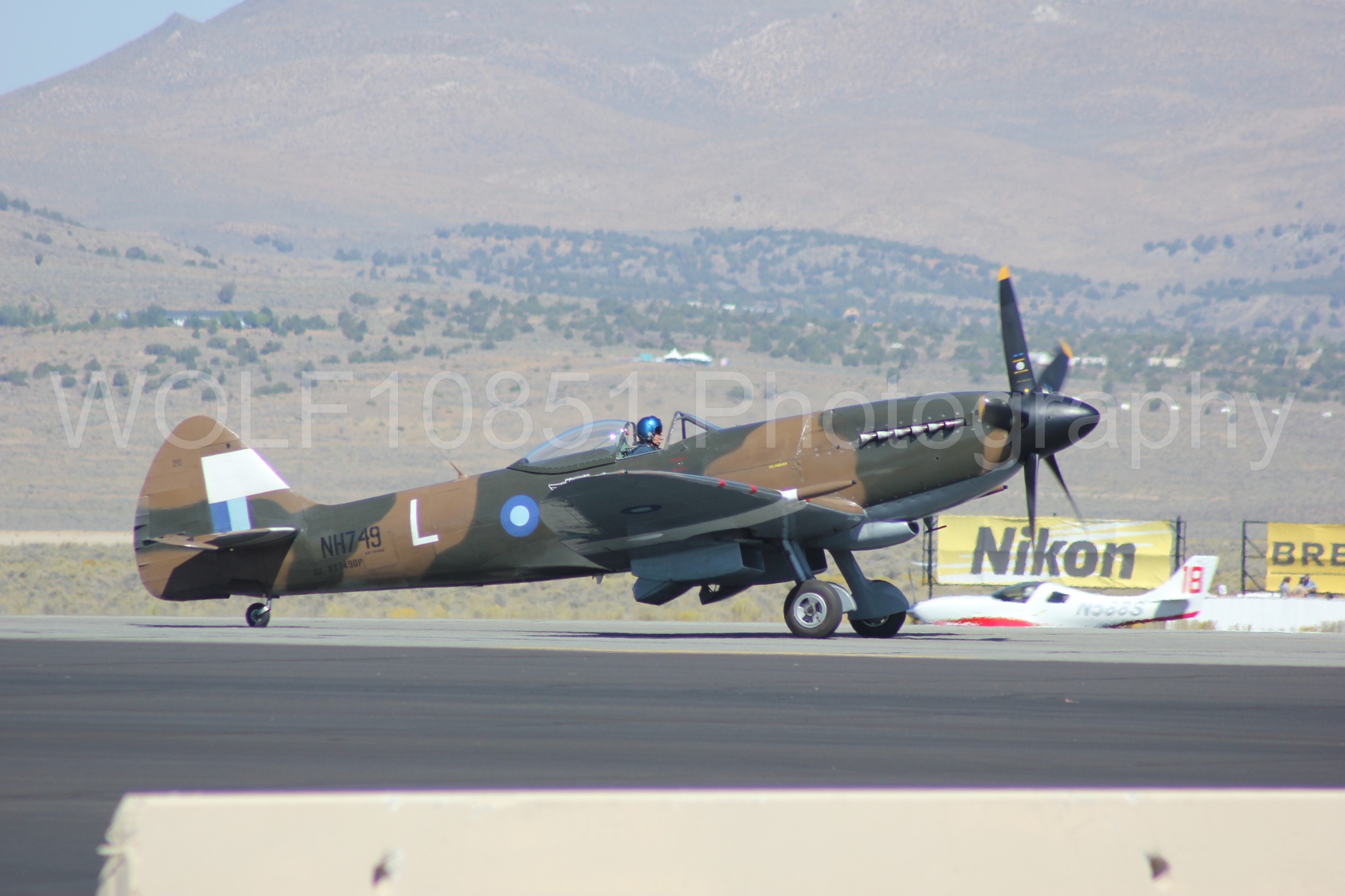 Aviation photography by WOLF10851 featuring Supermarine Spitfire, Reno Air Races 2013.