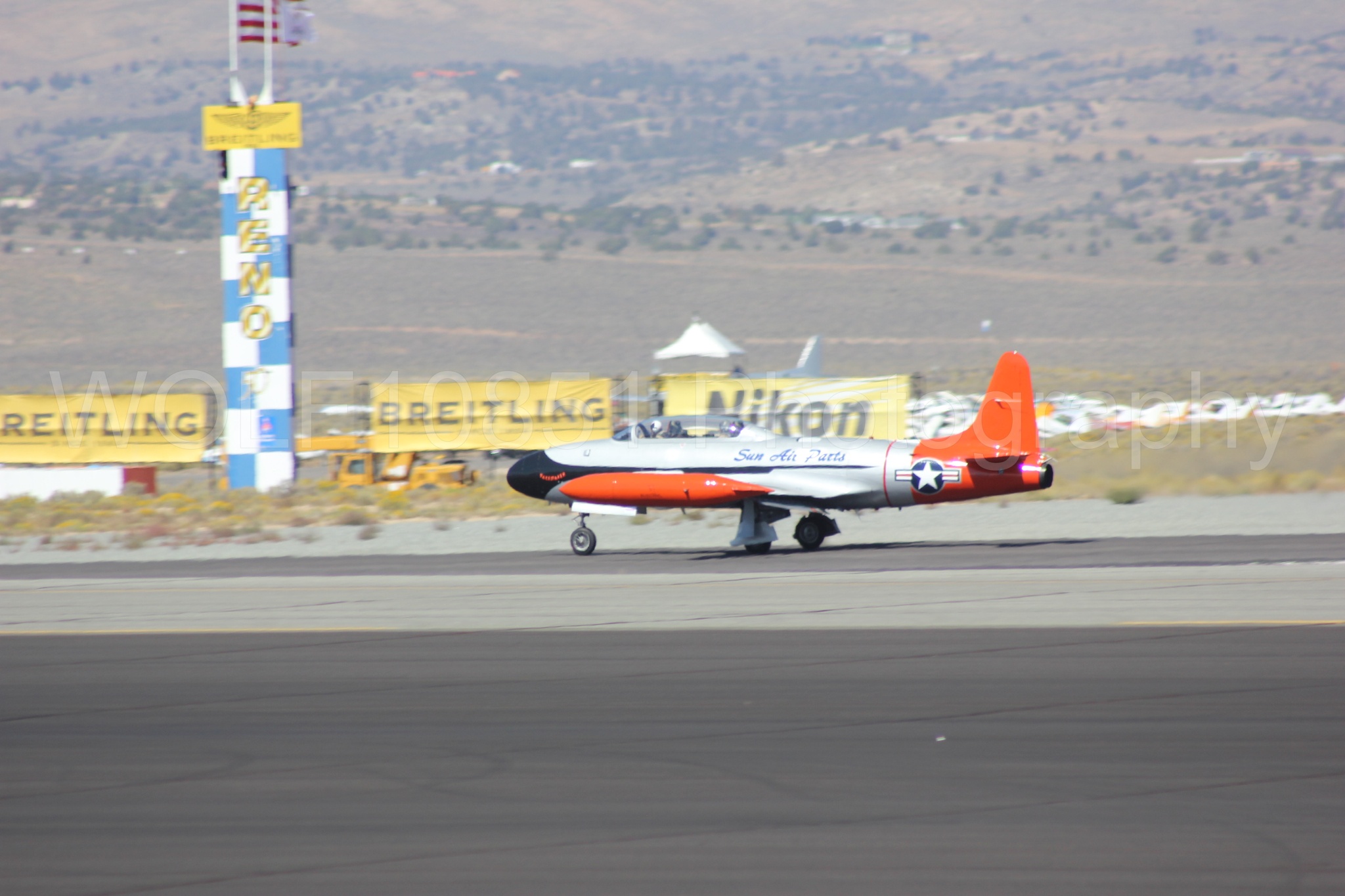 Aviation photography by WOLF10851 featuring T-33 Shooting Star, Reno Air Races 2013.