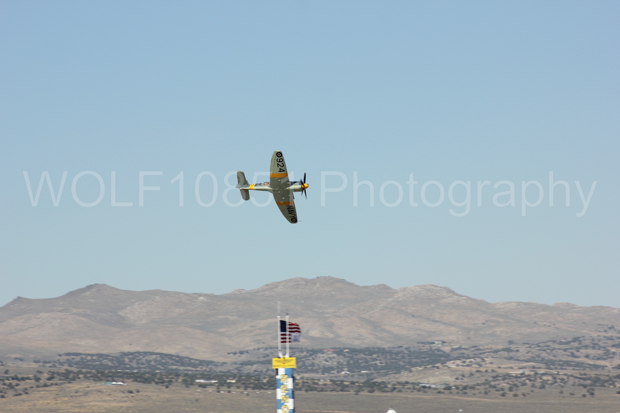 Aviation photography by WOLF10851 featuring Hawker Sea Fury FB-11, Reno Air Races 2013.