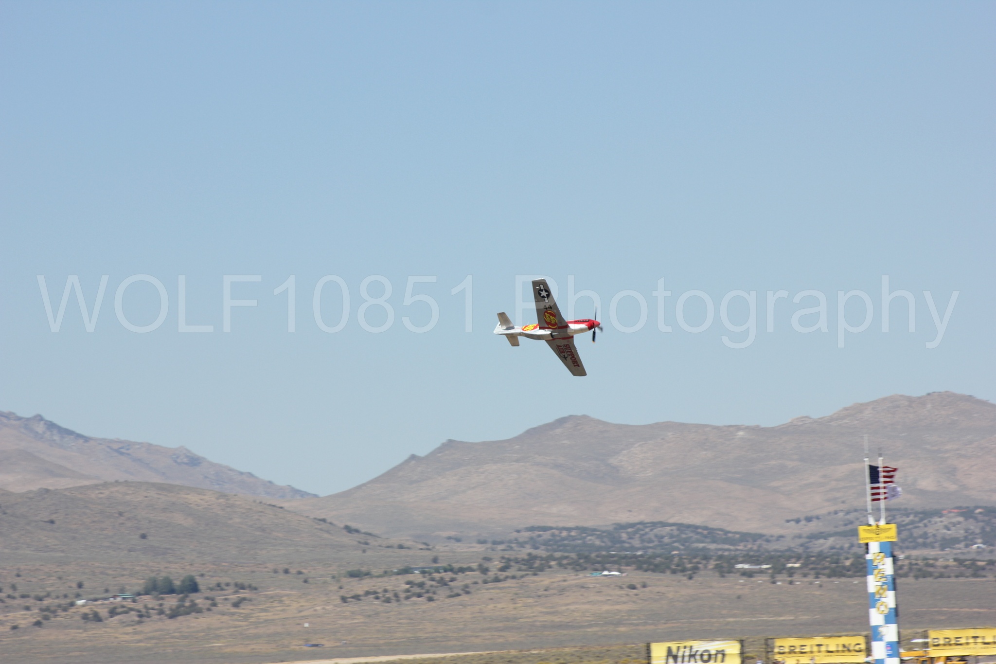 Aviation photography by WOLF10851 featuring P-51 Mustang, Jelly Belly, Sparky, Reno Air Races 2013.