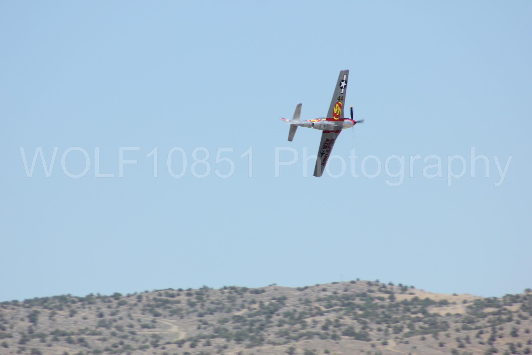 Aviation photography by WOLF10851 featuring P-51 Mustang, Jelly Belly, Sparky, Reno Air Races 2013.