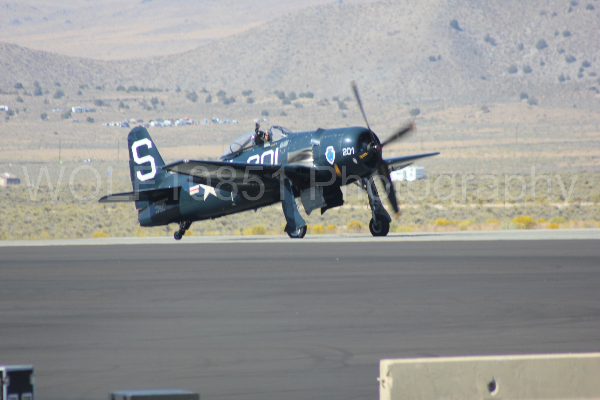 Aviation photography by WOLF10851 featuring f-8f Bearcat, Reno Air Races 2013.