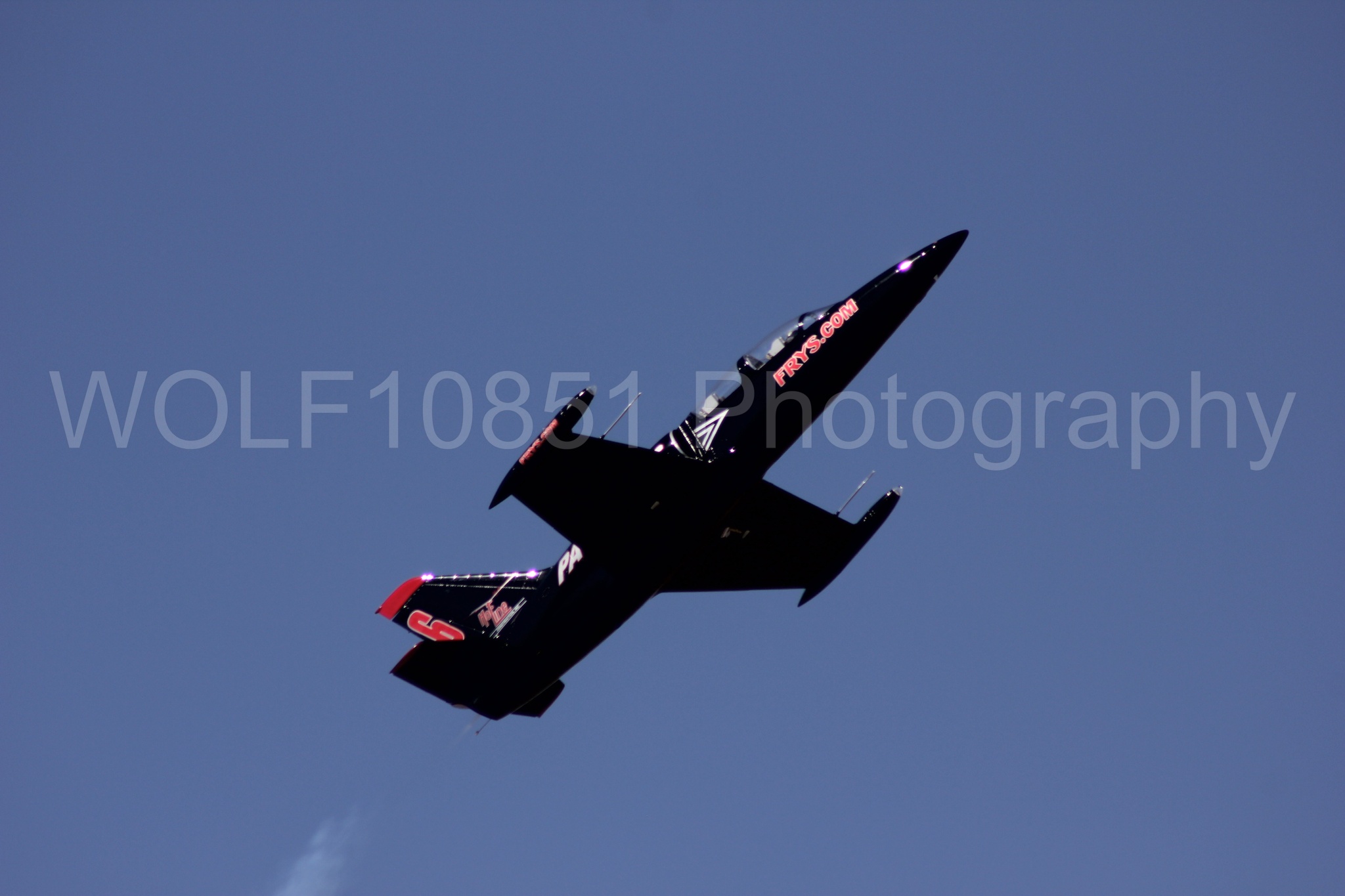 Aviation photography by WOLF10851 featuring L-39 Albatros, The Patriots Jet Demonstration Team, All Black Red lettering, Reno Air Races 2013.