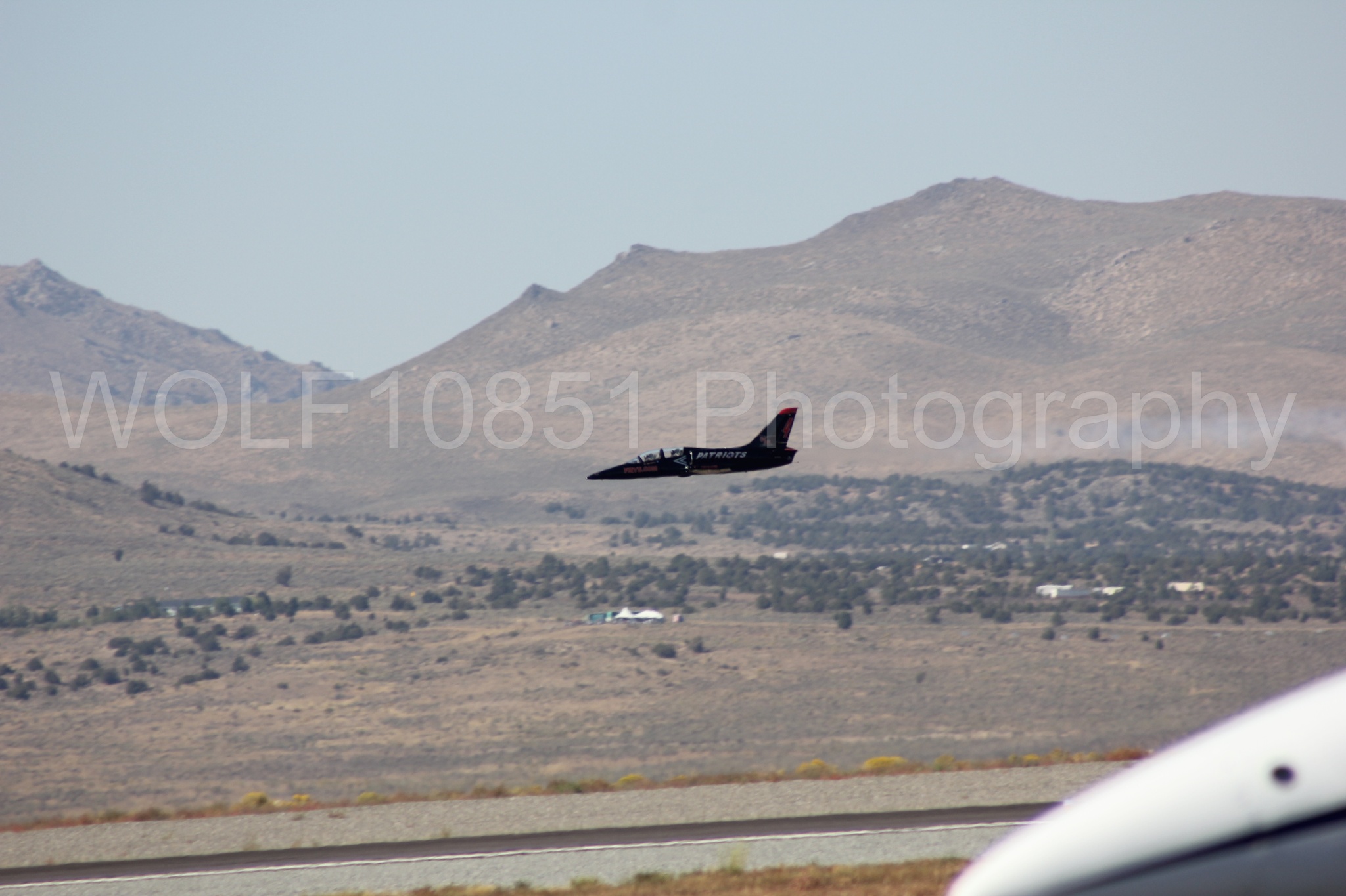 Aviation photography by WOLF10851 featuring L-39 Albatros, The Patriots Jet Demonstration Team, All Black Red lettering, Reno Air Races 2013.