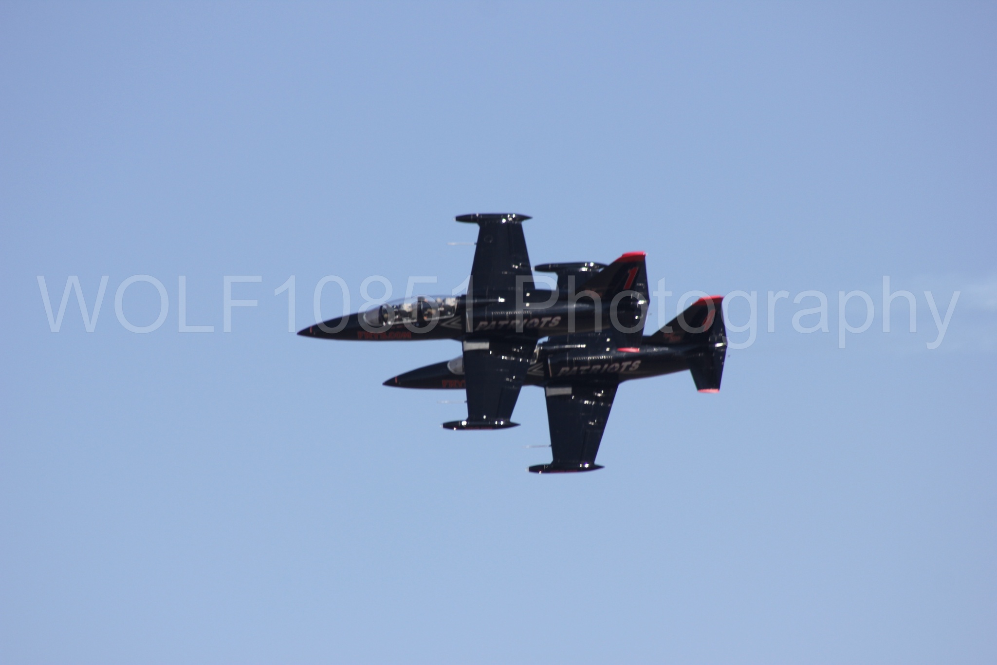 Aviation photography by WOLF10851 featuring L-39 Albatros, The Patriots Jet Demonstration Team, All Black Red lettering, Reno Air Races 2013.