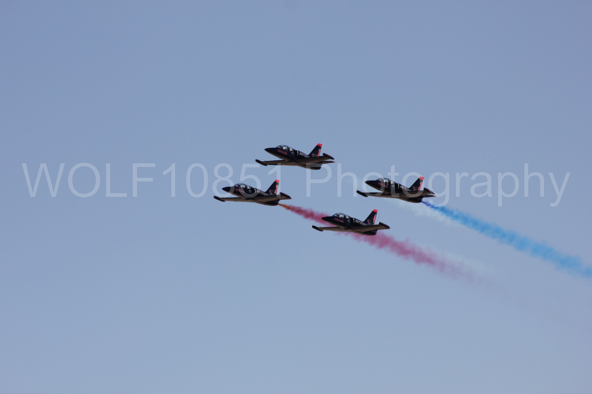Aviation photography by WOLF10851 featuring L-39 Albatros, The Patriots Jet Demonstration Team, All Black Red lettering, Reno Air Races 2013.
