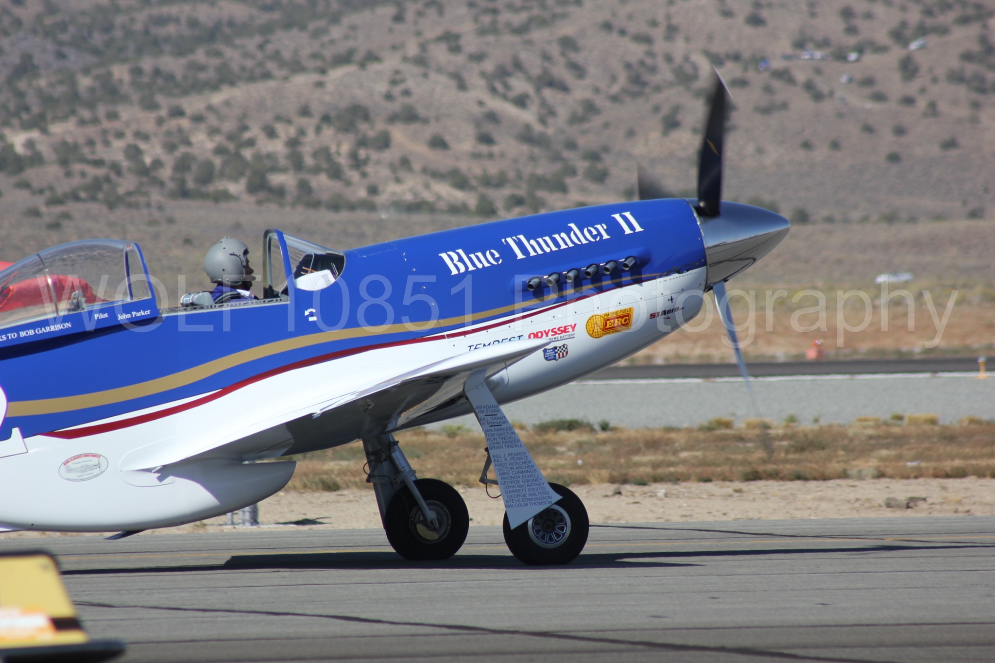 Aviation photography by WOLF10851 featuring P-51 Mustang, Reno Air Races 2013, Blue Thunder 2.
