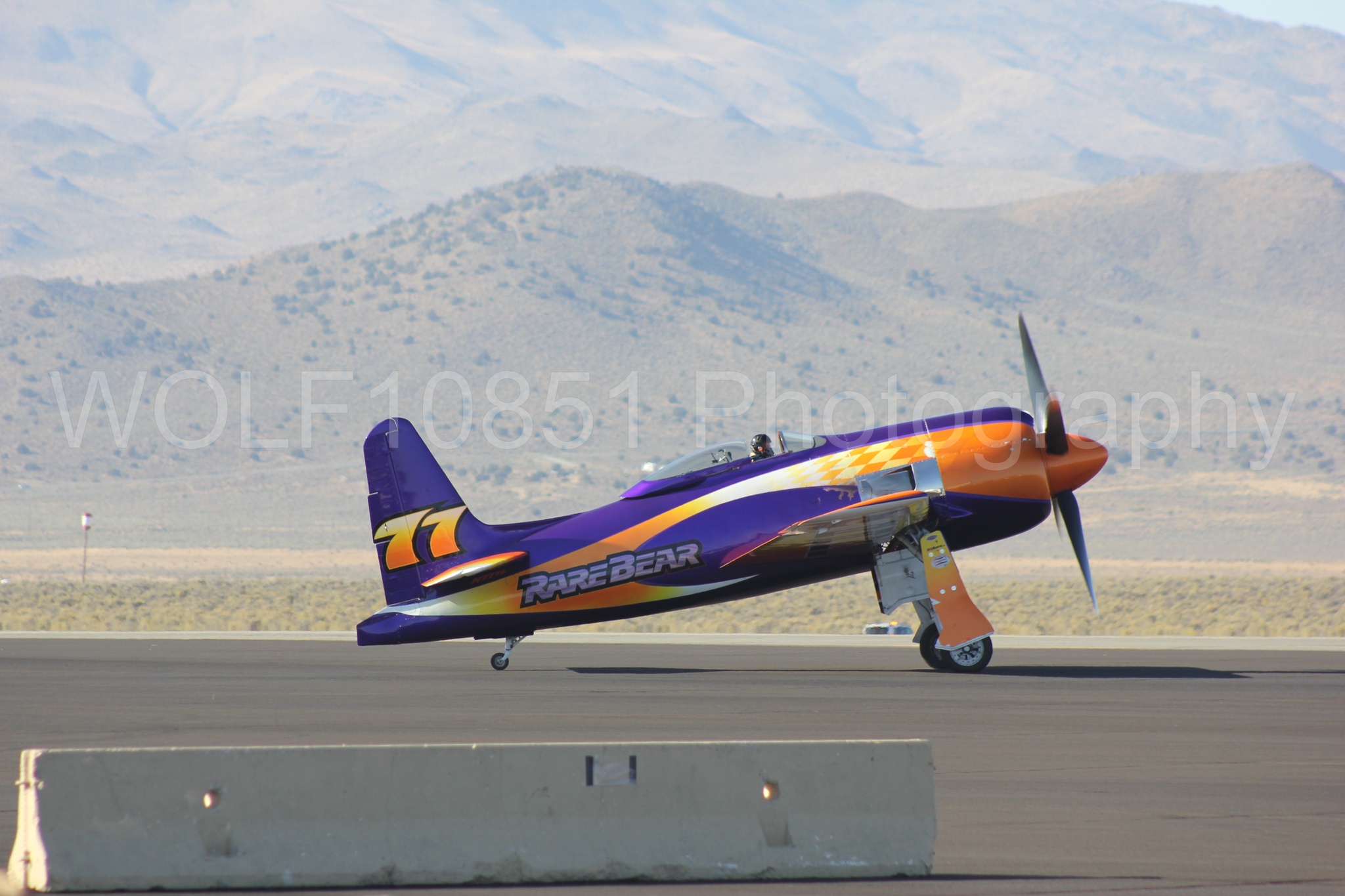 Aviation photography by WOLF10851 featuring f-8f Bearcat, Reno Air Races 2013, Rare Bear.