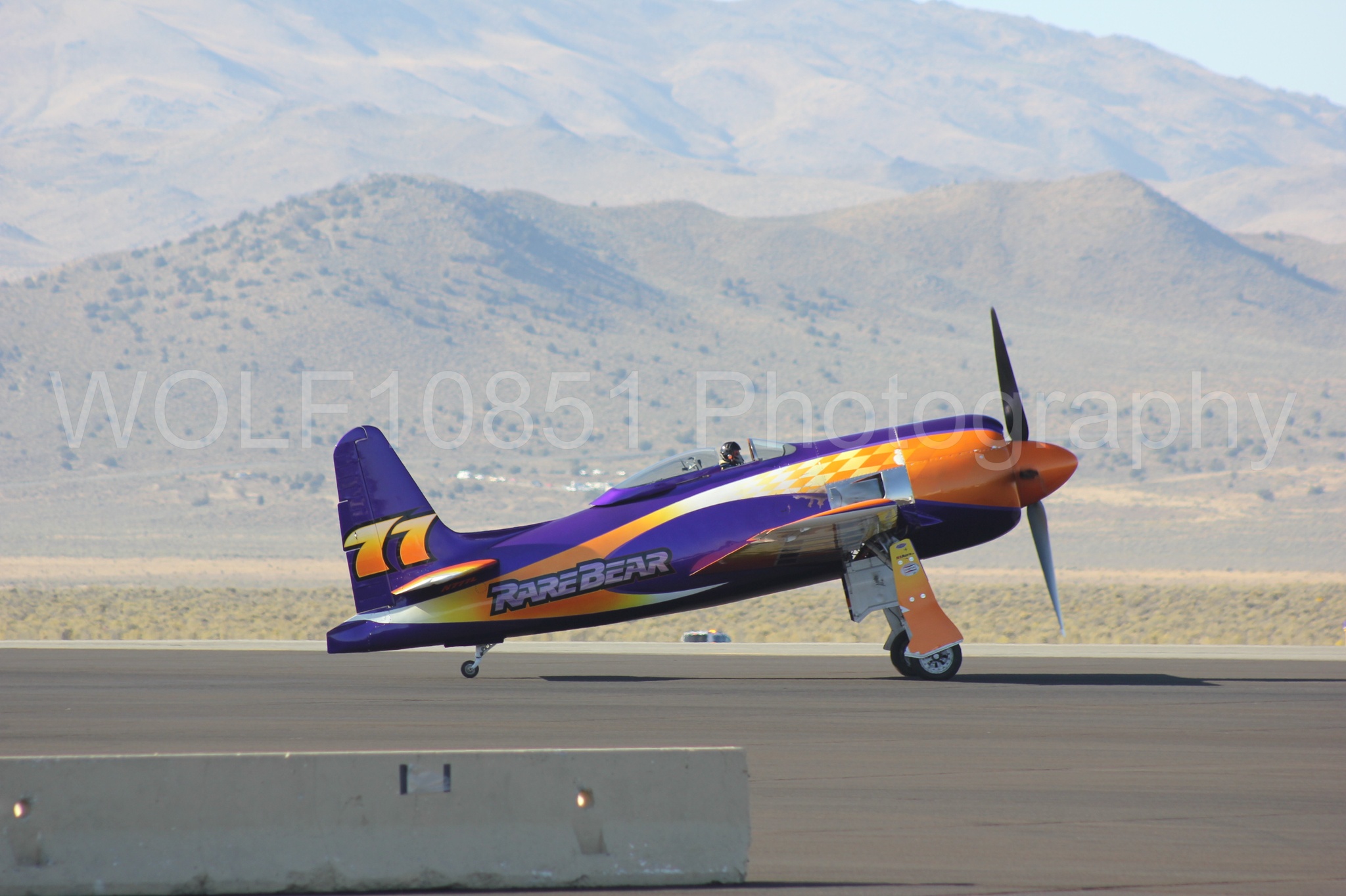 Aviation photography by WOLF10851 featuring f-8f Bearcat, Reno Air Races 2013, Rare Bear.
