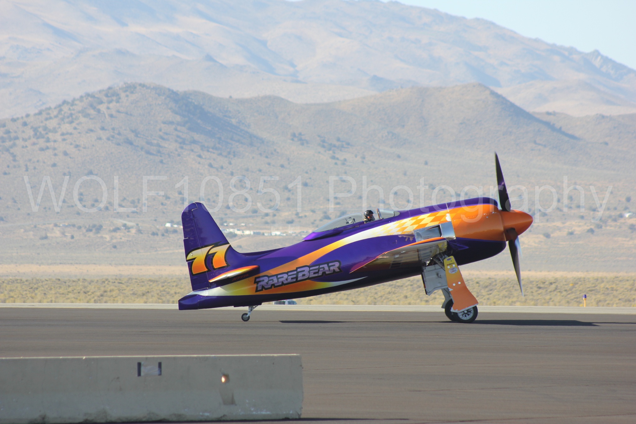 Aviation photography by WOLF10851 featuring f-8f Bearcat, Reno Air Races 2013, Rare Bear.