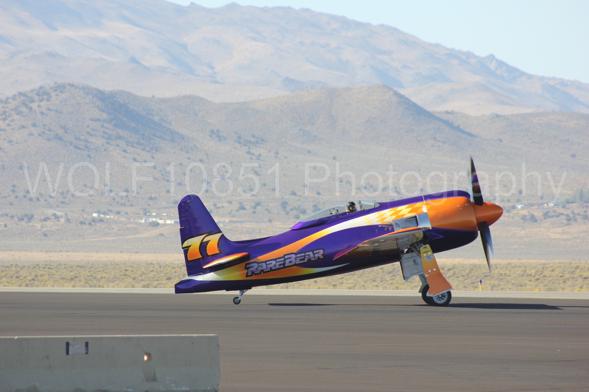 Aviation photography by WOLF10851 featuring f-8f Bearcat, Reno Air Races 2013, Rare Bear.