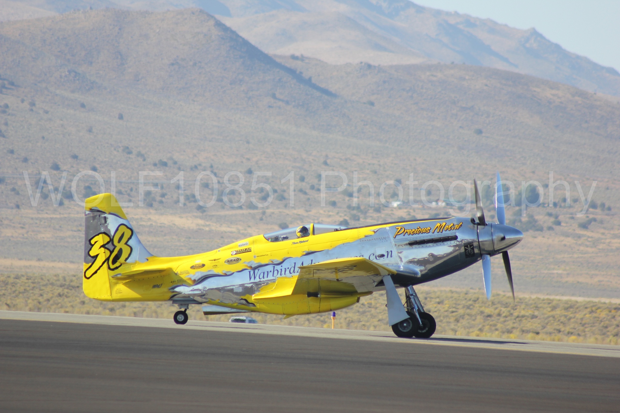 Aviation photography by WOLF10851 featuring P-51 Mustang, Reno Air Races 2013, Precious Metal.