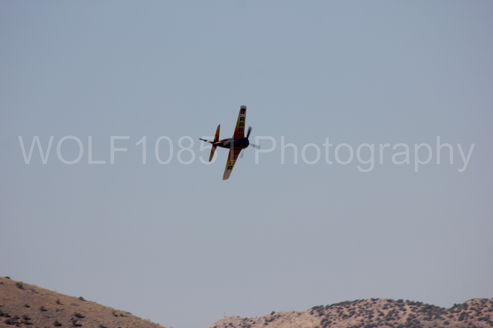 Aviation photography by WOLF10851 featuring f-8f Bearcat, Reno Air Races 2013, Rare Bear.
