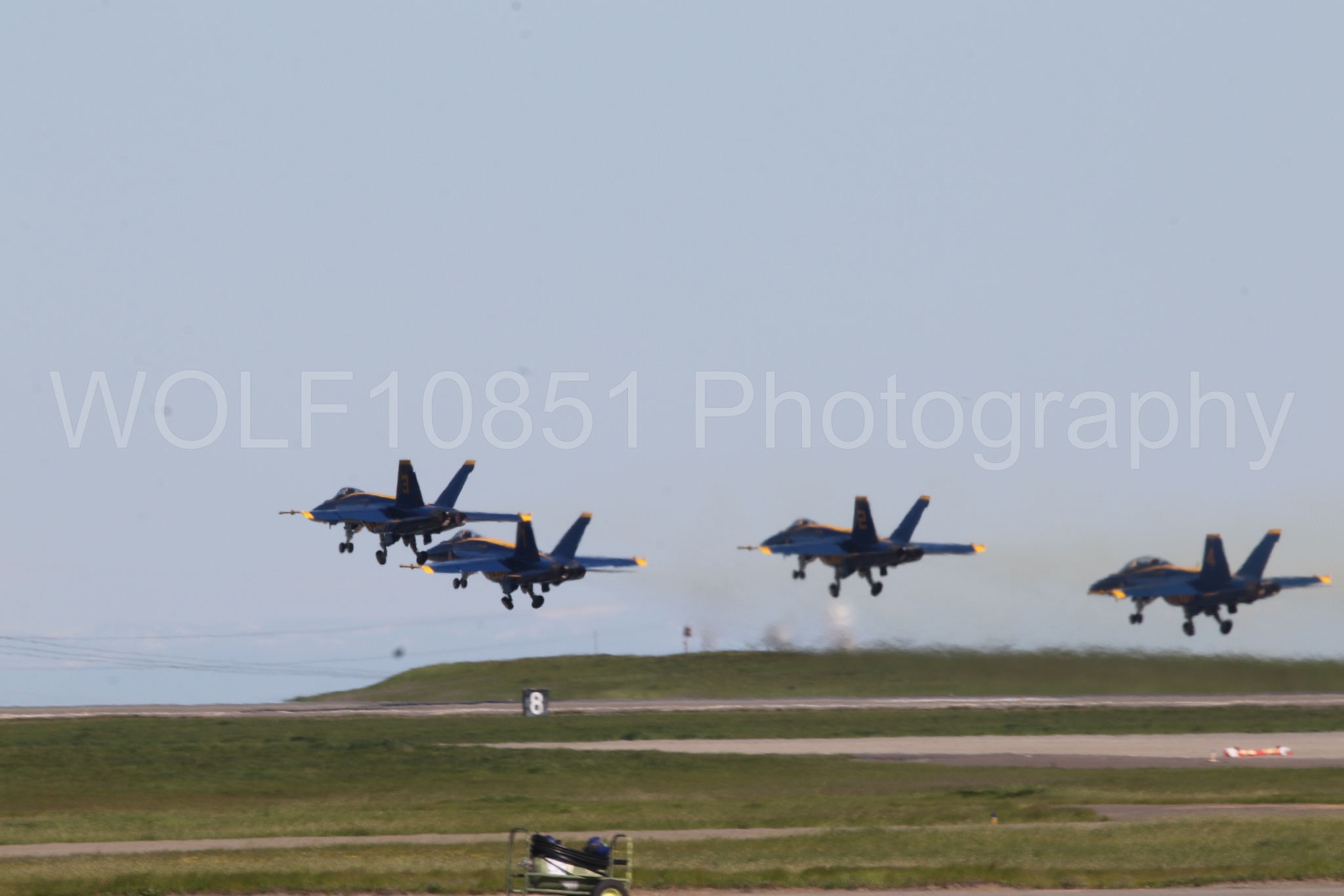 Aviation photography by WOLF10851 featuring FA-18 Super Hornet, Blue Angels, Wings Over Solano 2024.