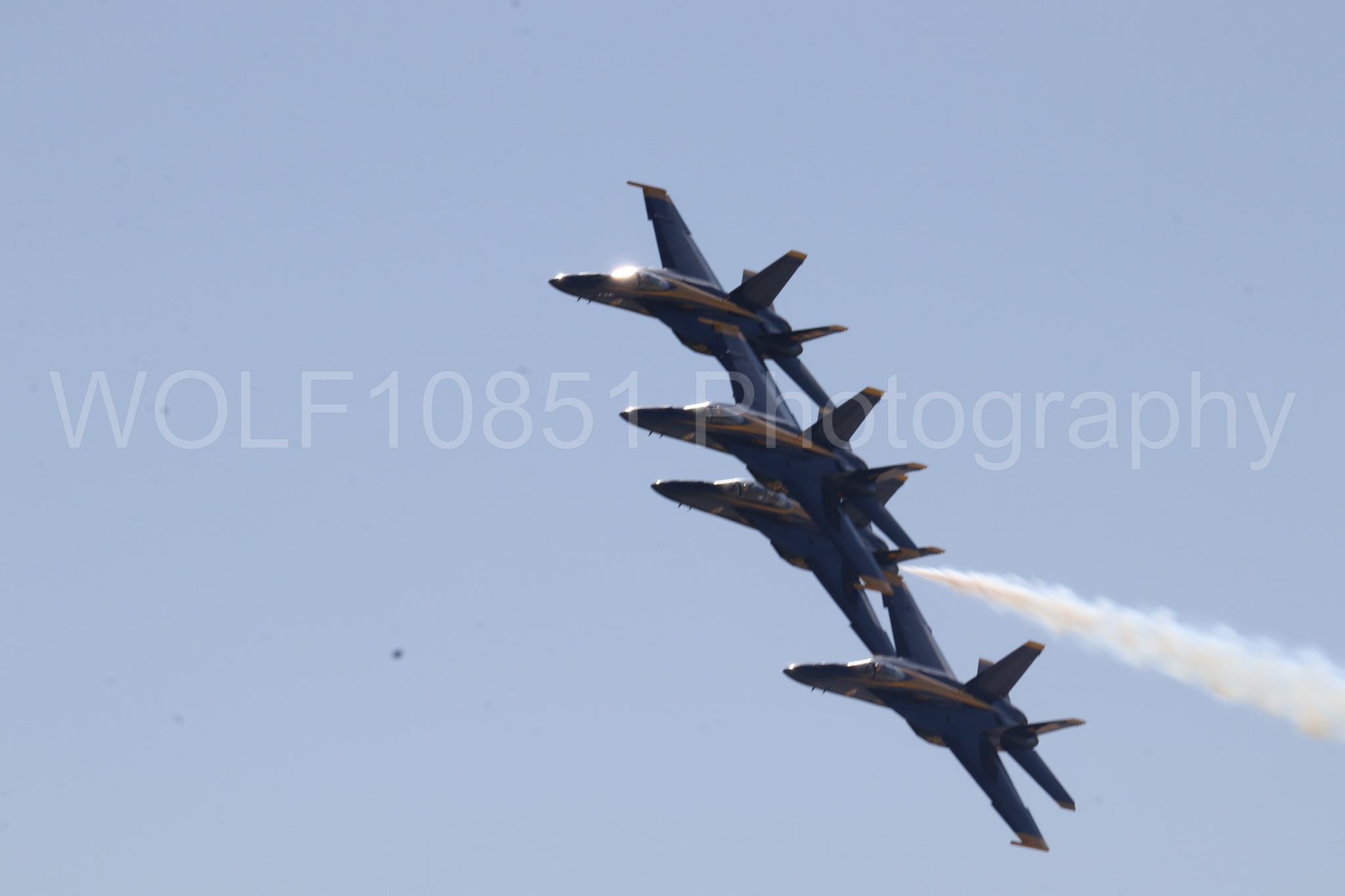 Aviation photography by WOLF10851 featuring FA-18 Super Hornet, Blue Angels, Wings Over Solano 2024.