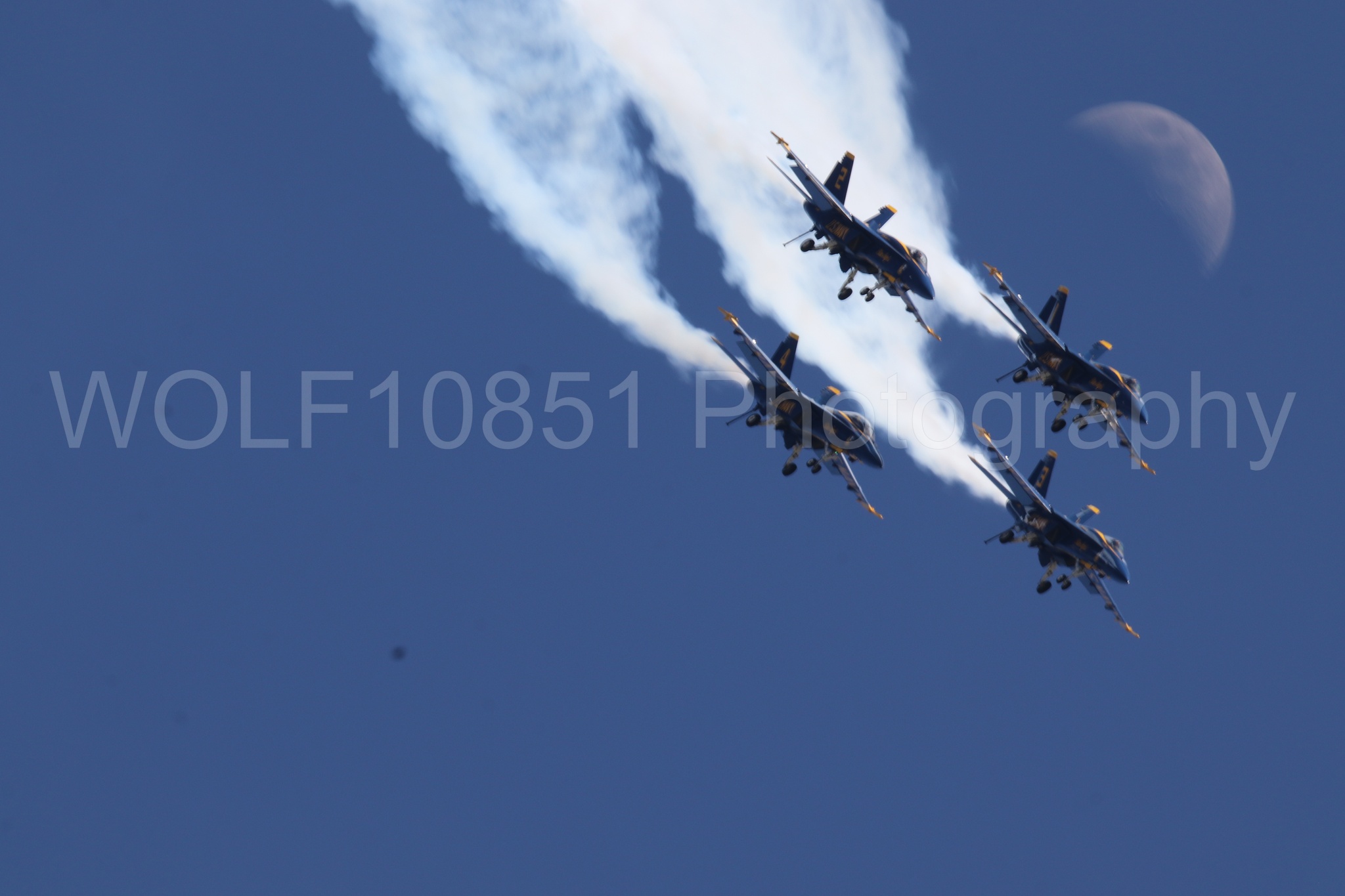 Aviation photography by WOLF10851 featuring FA-18 Super Hornet, Blue Angels, Wings Over Solano 2024.