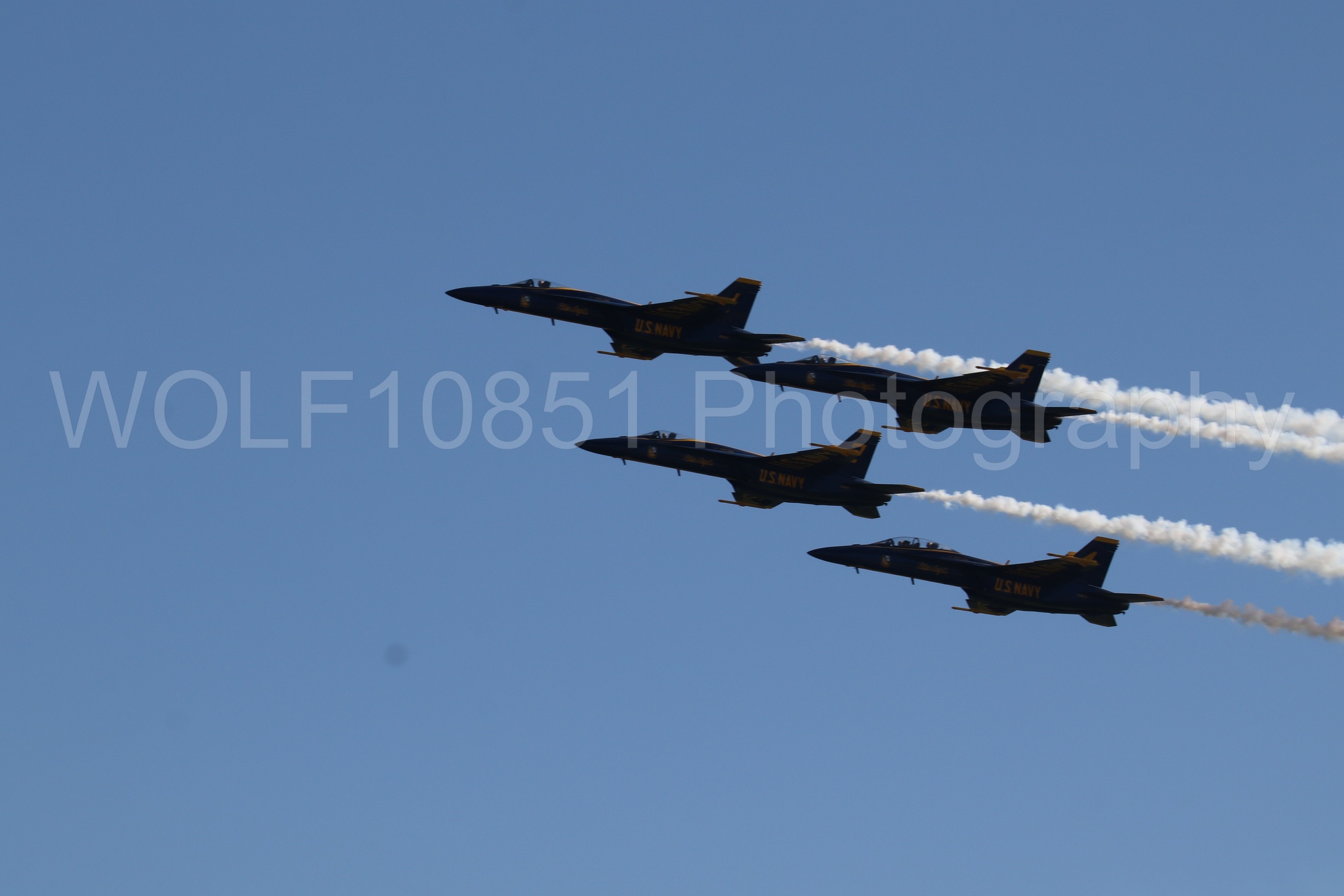 Aviation photography by WOLF10851 featuring FA-18 Super Hornet, Blue Angels, Wings Over Solano 2024.