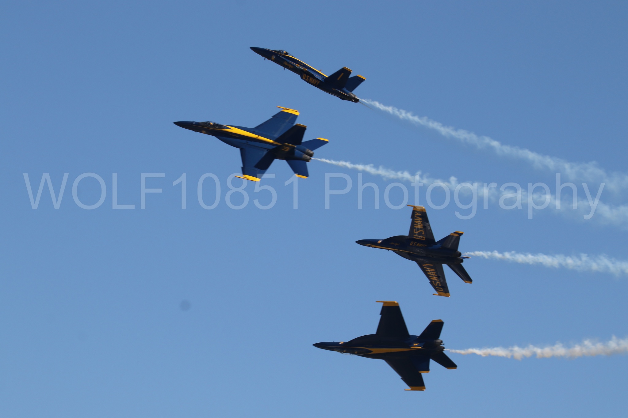 Aviation photography by WOLF10851 featuring FA-18 Super Hornet, Blue Angels, Wings Over Solano 2024.