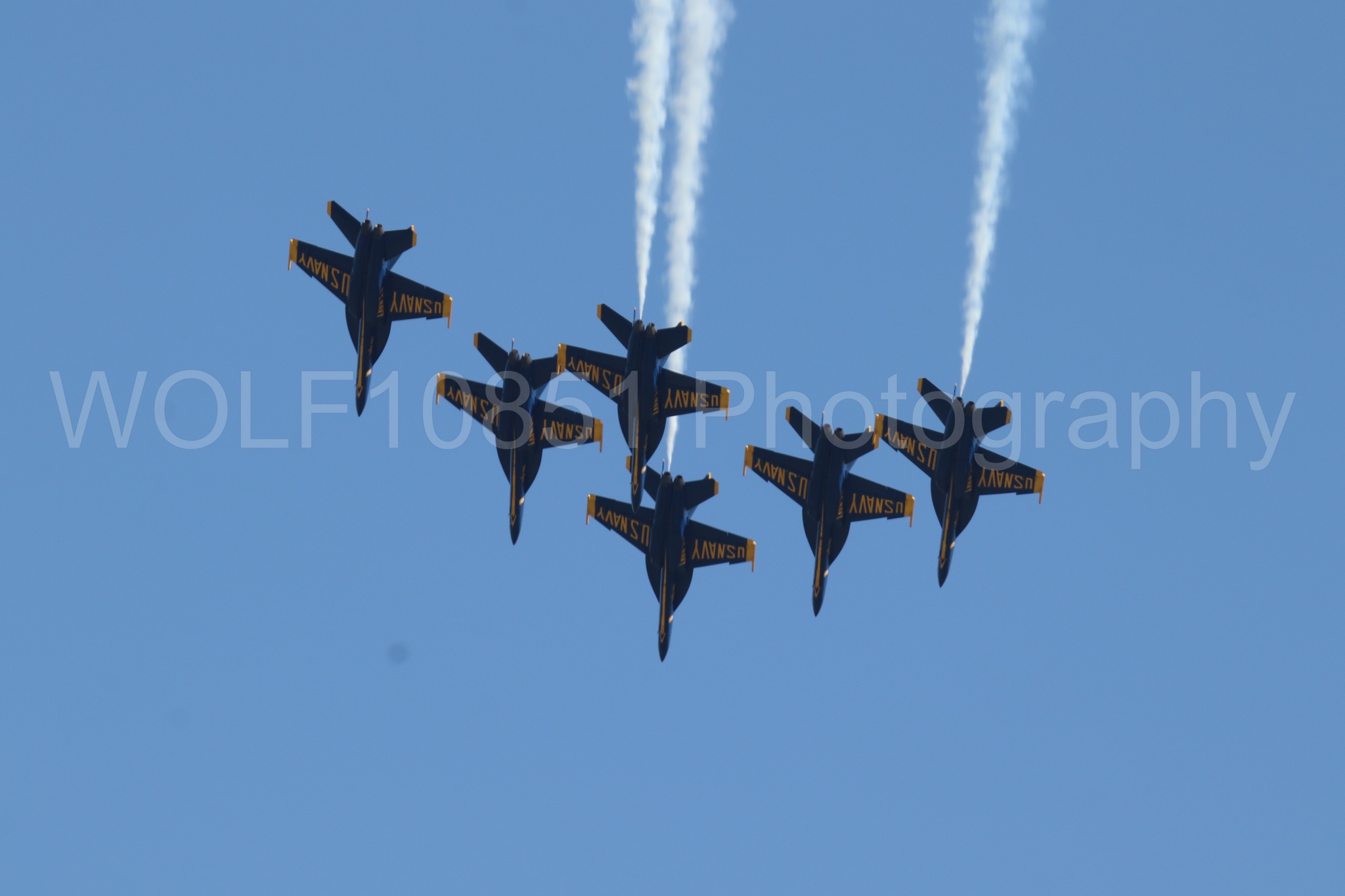 Aviation photography by WOLF10851 featuring FA-18 Super Hornet, Blue Angels, Wings Over Solano 2024.