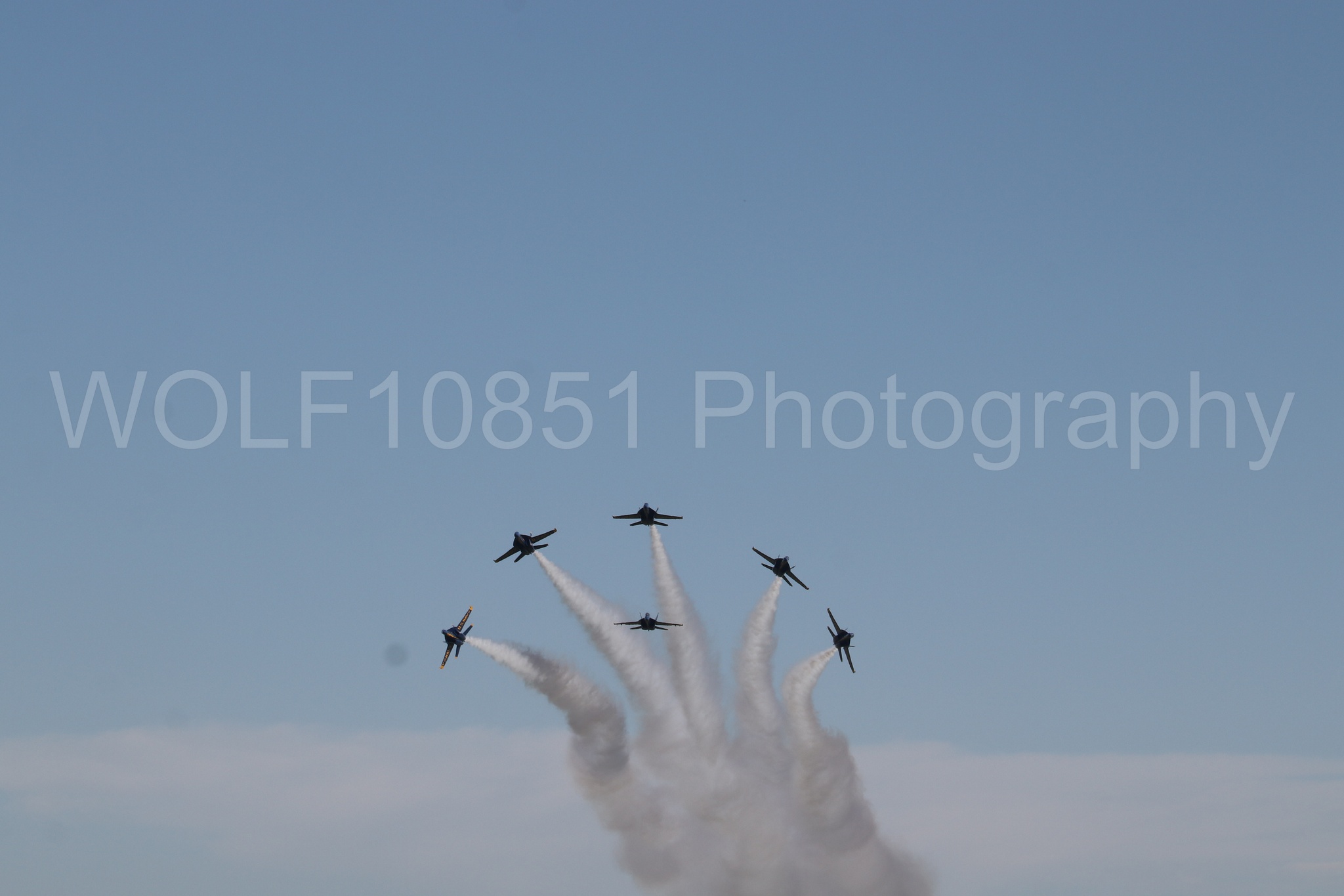 Aviation photography by WOLF10851 featuring FA-18 Super Hornet, Blue Angels, Wings Over Solano 2024.