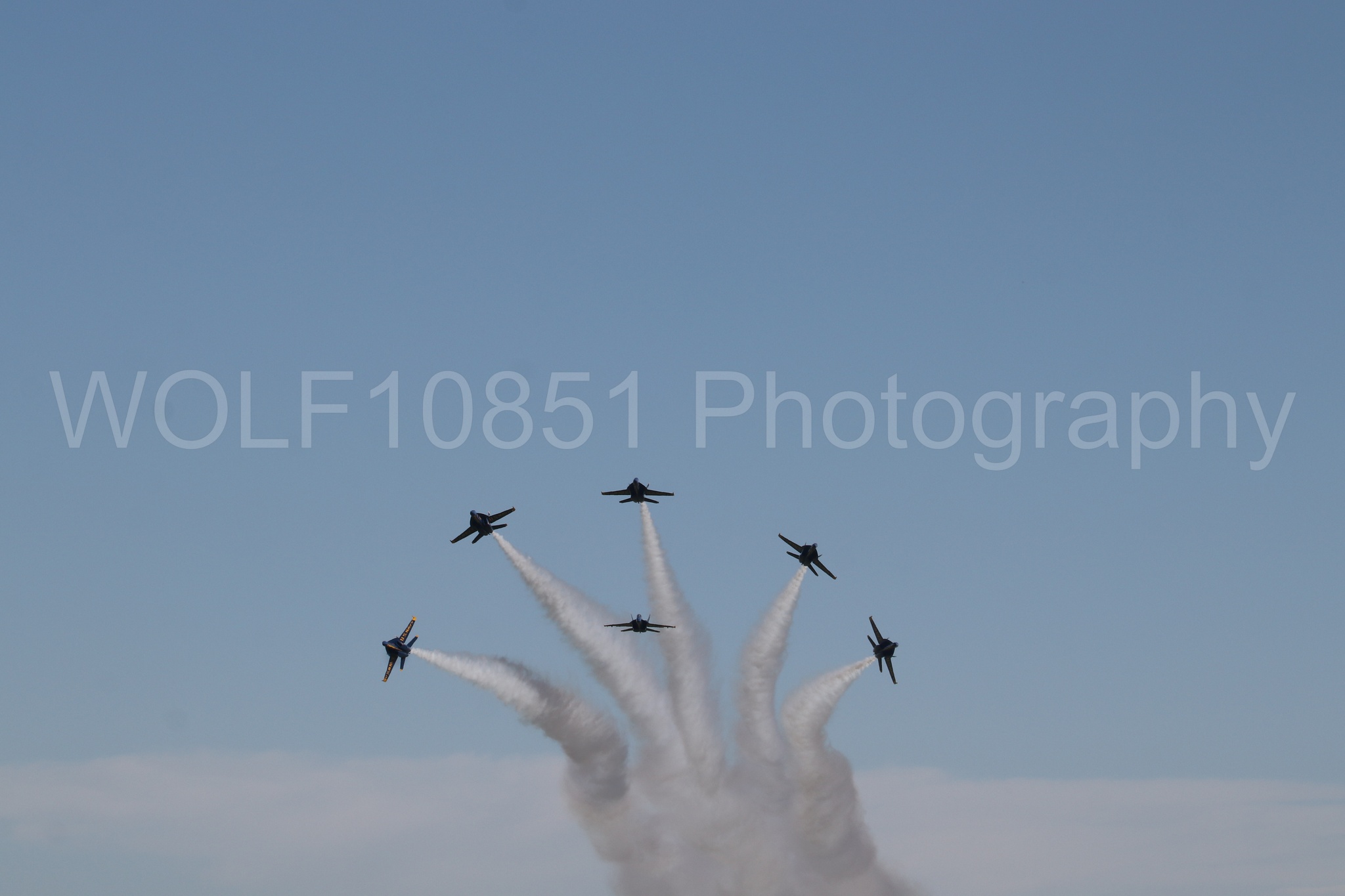 Aviation photography by WOLF10851 featuring FA-18 Super Hornet, Blue Angels, Wings Over Solano 2024.