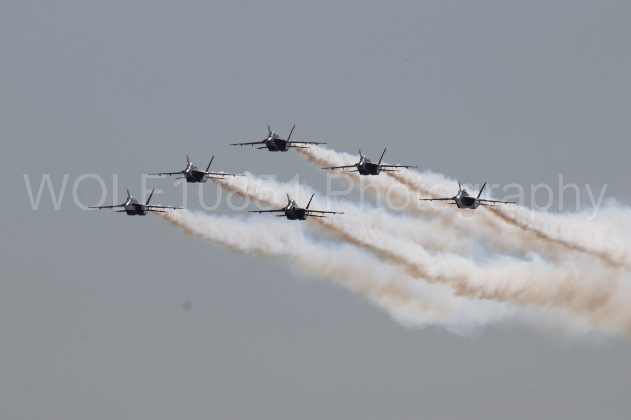 Aviation photography by WOLF10851 featuring FA-18 Super Hornet, Blue Angels, Wings Over Solano 2024.