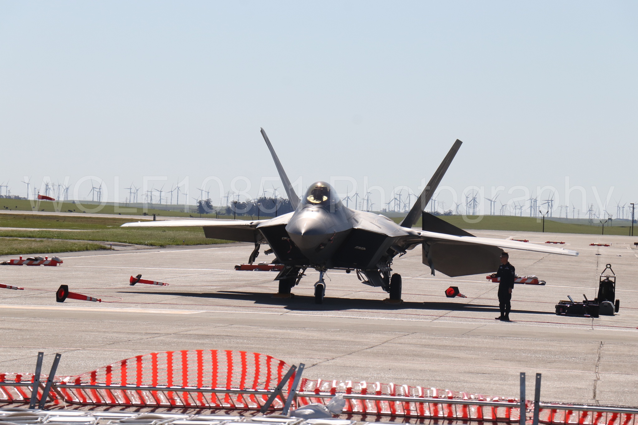 Aviation photography by WOLF10851 featuring Static Display, F-22 Raptor, Raptor Demo Team, Wings Over Solano 2024.