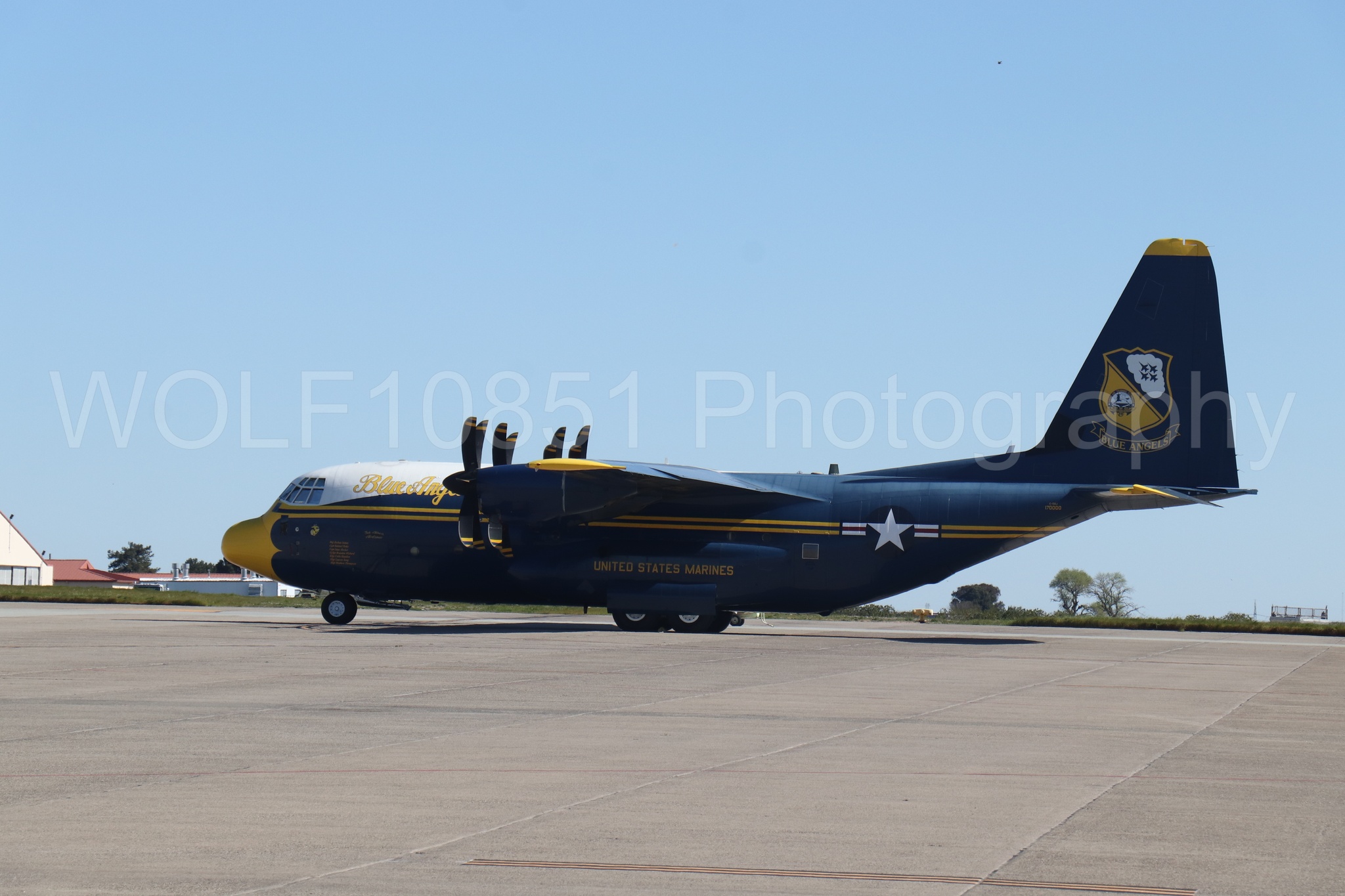 Aviation photography by WOLF10851 featuring Static Display, Blue Angels, C-130 Hercules, Fat Albert, Wings Over Solano 2024.