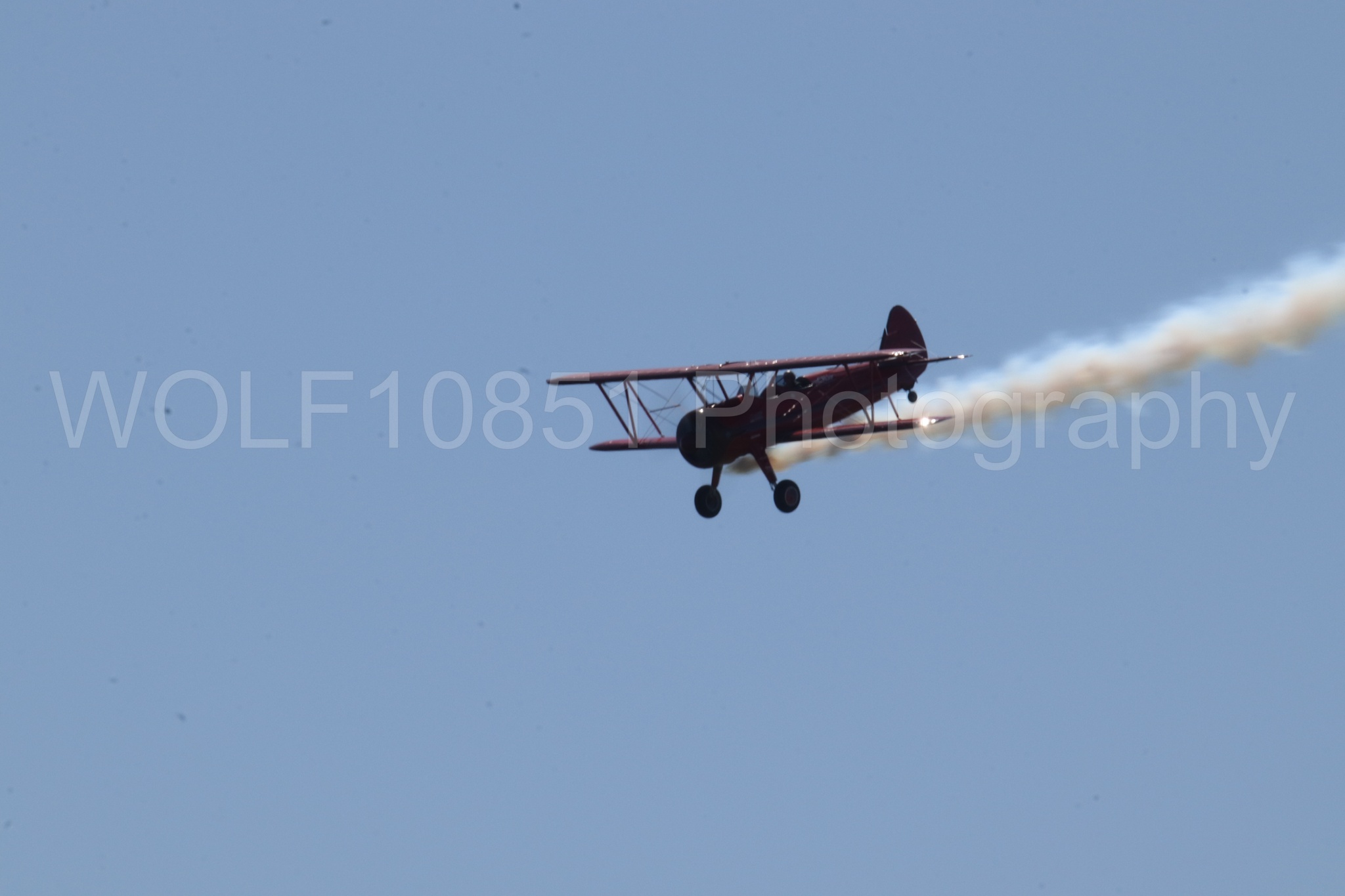 Aviation photography by WOLF10851 featuring Boeing Stearman bi-plane, Vicky Benzing, Wings Over Solano 2024.