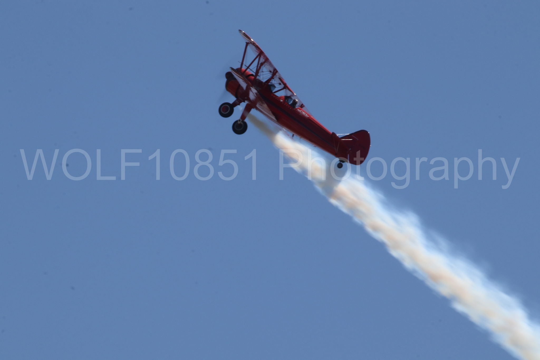 Aviation photography by WOLF10851 featuring Boeing Stearman bi-plane, Vicky Benzing, Wings Over Solano 2024.