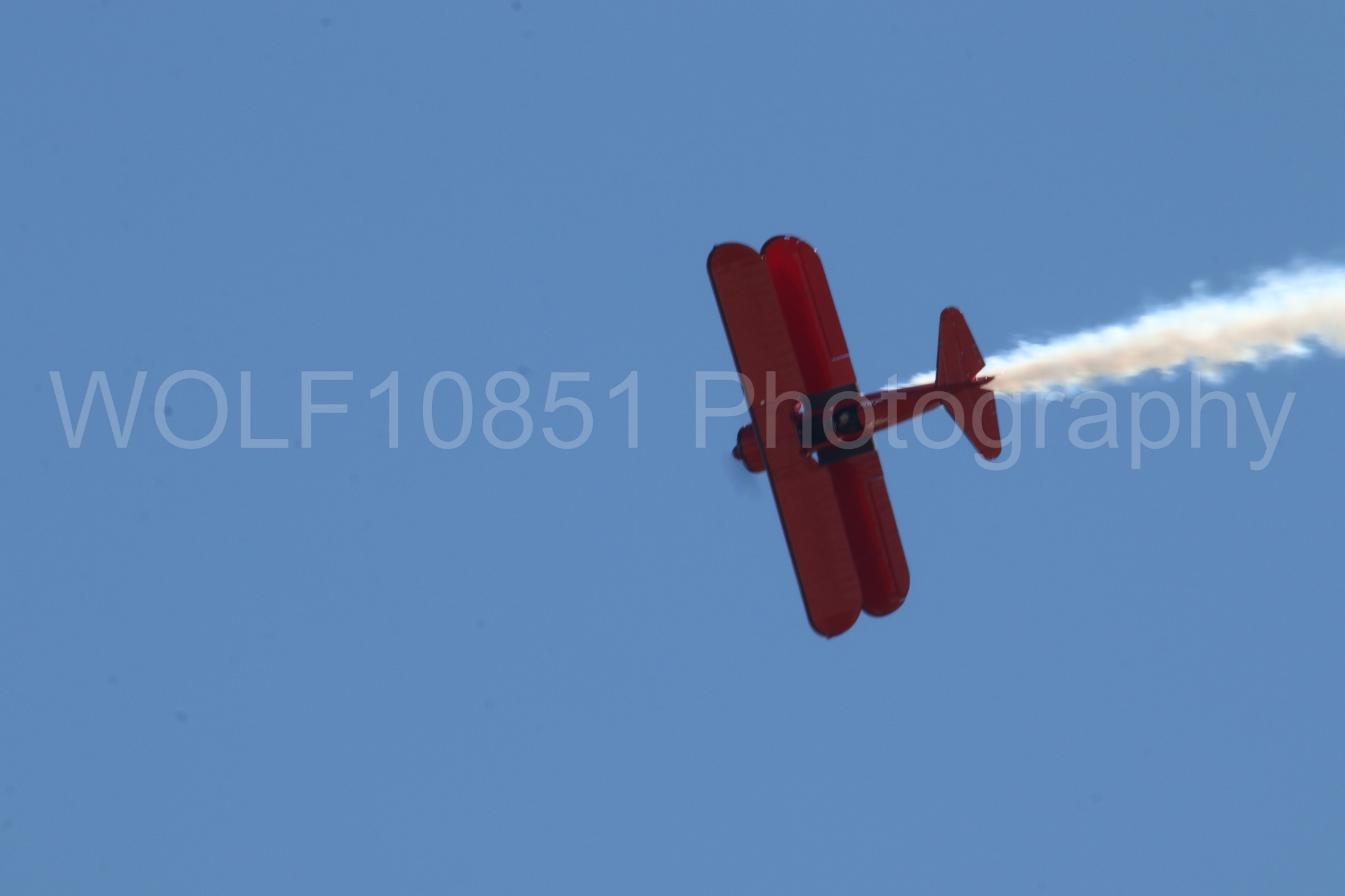 Aviation photography by WOLF10851 featuring Boeing Stearman bi-plane, Vicky Benzing, Wings Over Solano 2024.