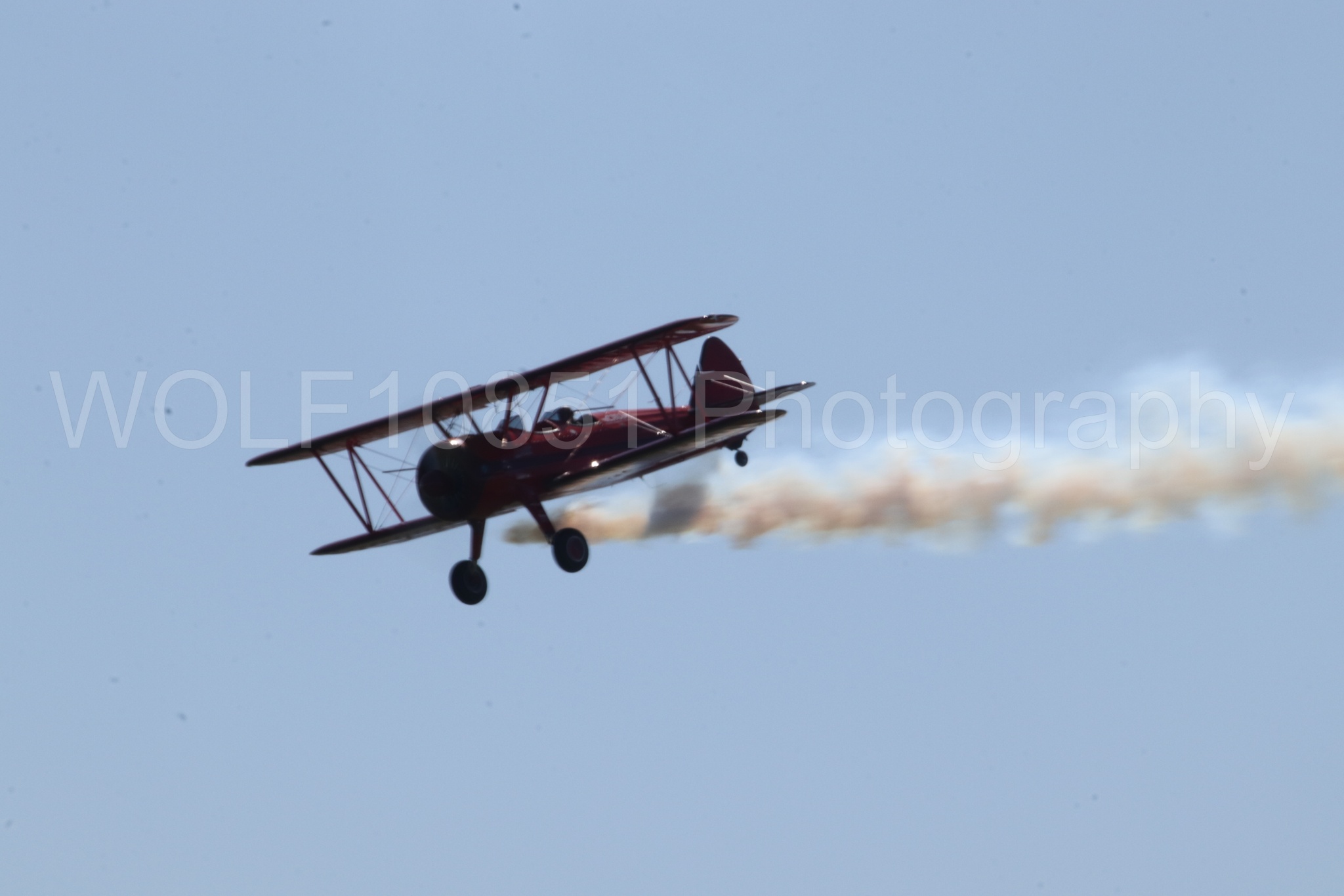 Aviation photography by WOLF10851 featuring Boeing Stearman bi-plane, Vicky Benzing, Wings Over Solano 2024.