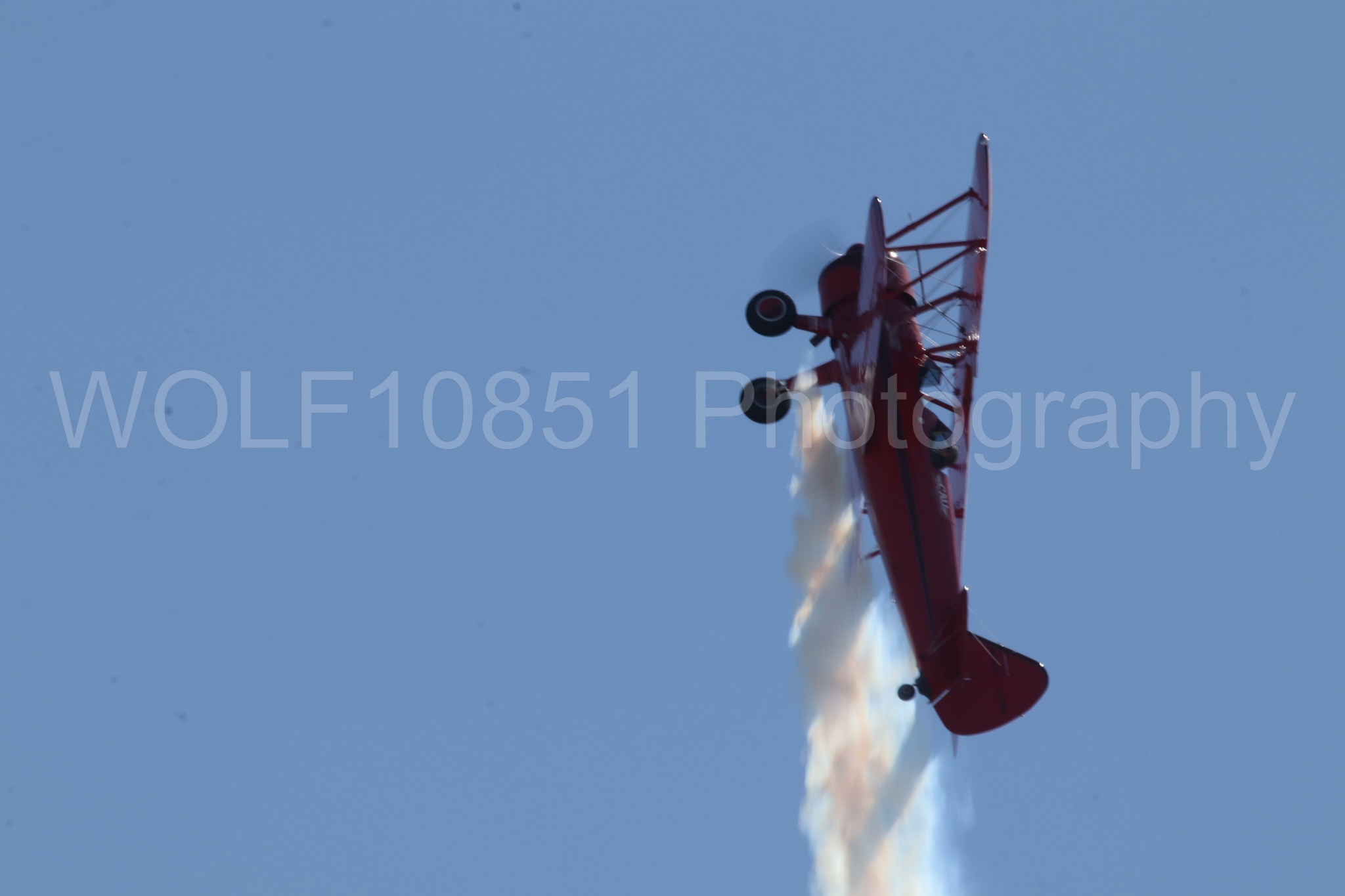 Aviation photography by WOLF10851 featuring Boeing Stearman bi-plane, Vicky Benzing, Wings Over Solano 2024.