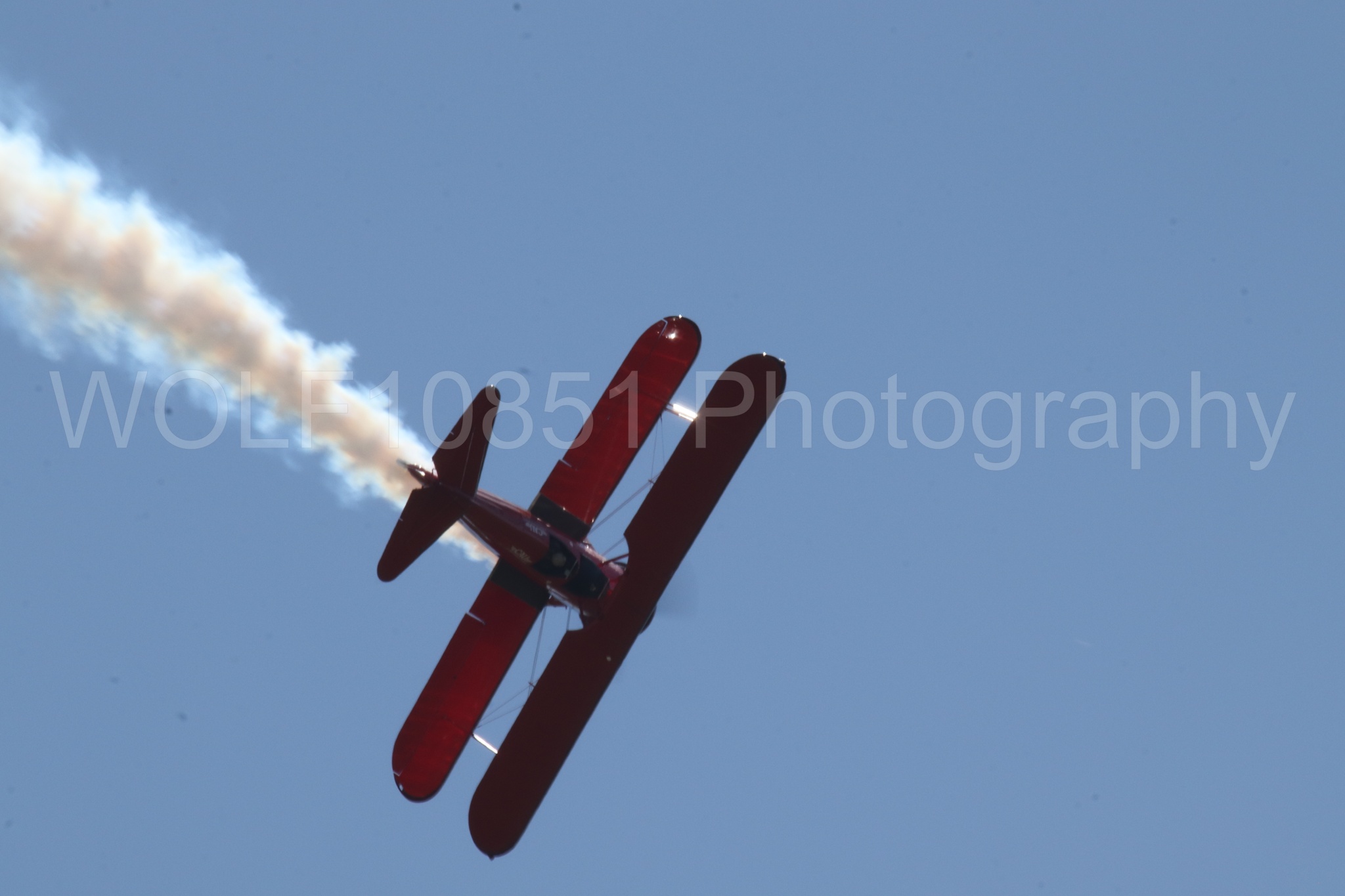 Aviation photography by WOLF10851 featuring Boeing Stearman bi-plane, Vicky Benzing, Wings Over Solano 2024.