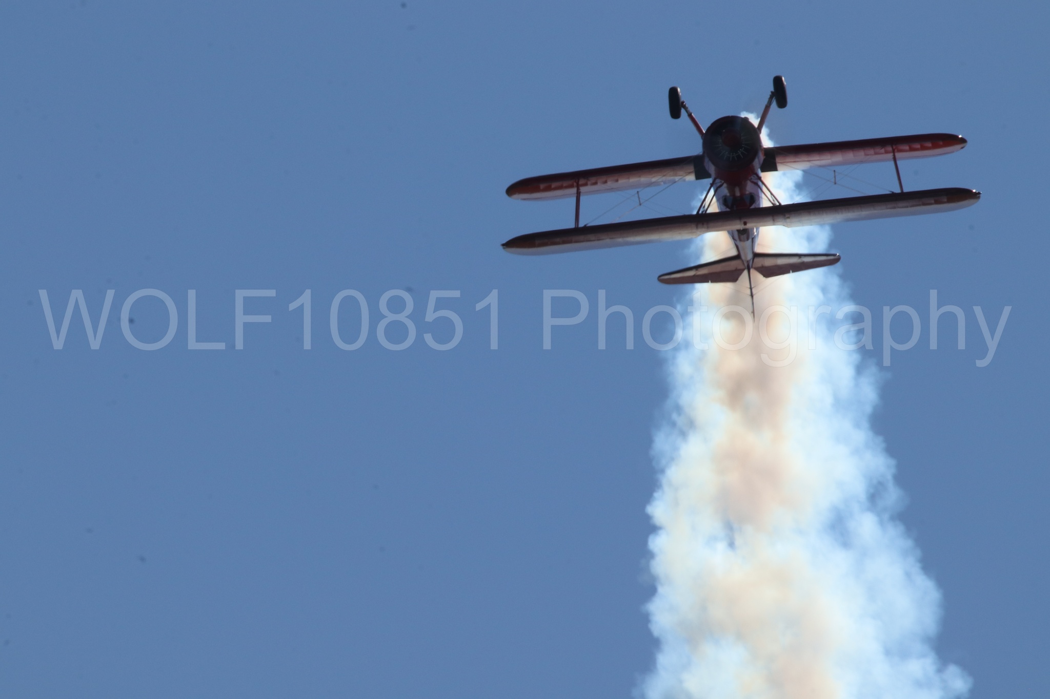 Aviation photography by WOLF10851 featuring Boeing Stearman bi-plane, Vicky Benzing, Wings Over Solano 2024.